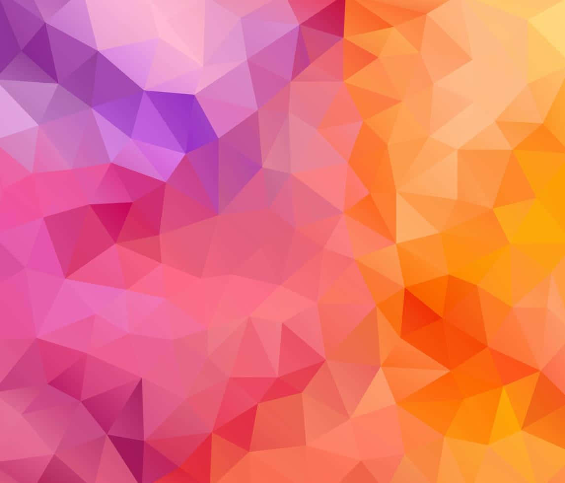 colorful abstract polygon, vibrant abstract background, shifting triangular polygons, SD Desktop Wallpaper