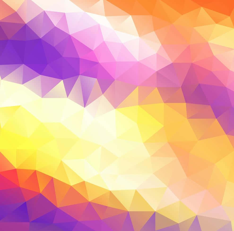 colorful abstract polygon, purple, pink, SD Desktop Wallpaper