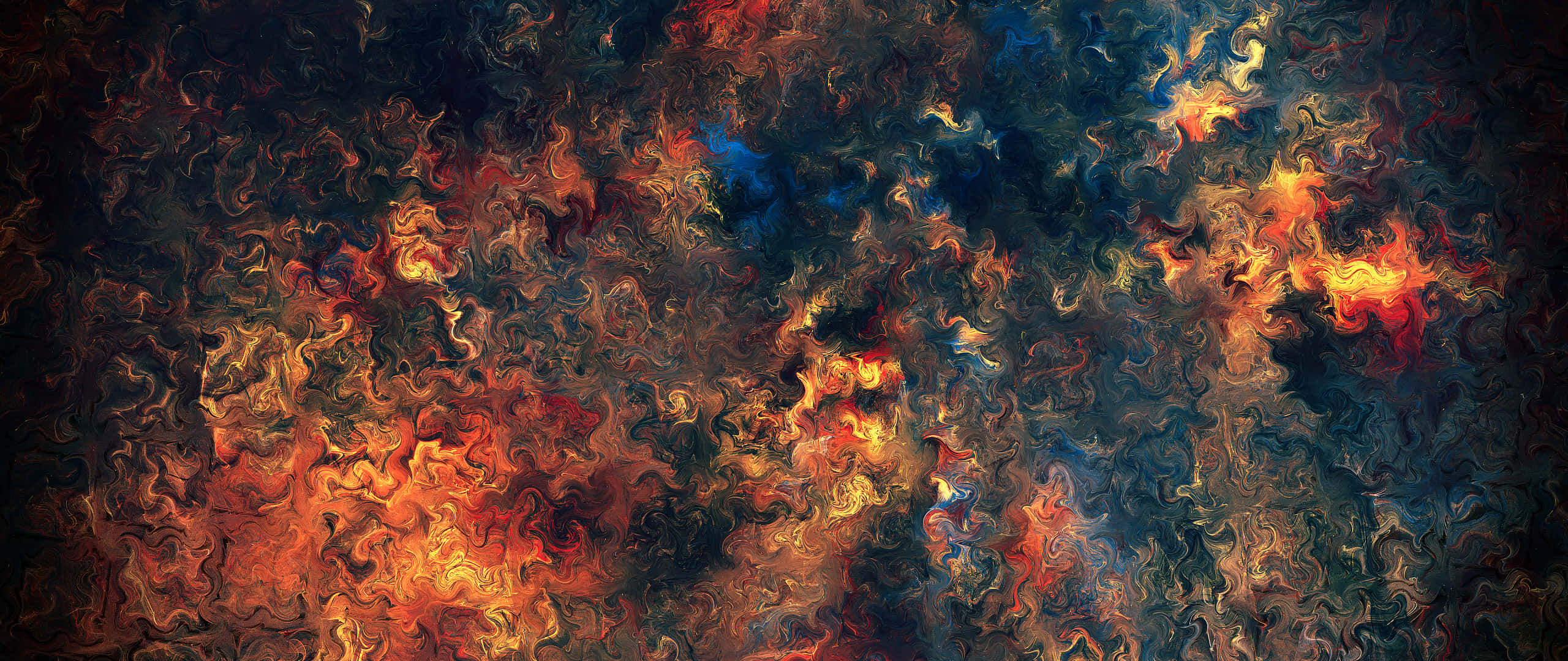 orange red, blue, dark textured background, 2K Desktop Wallpaper