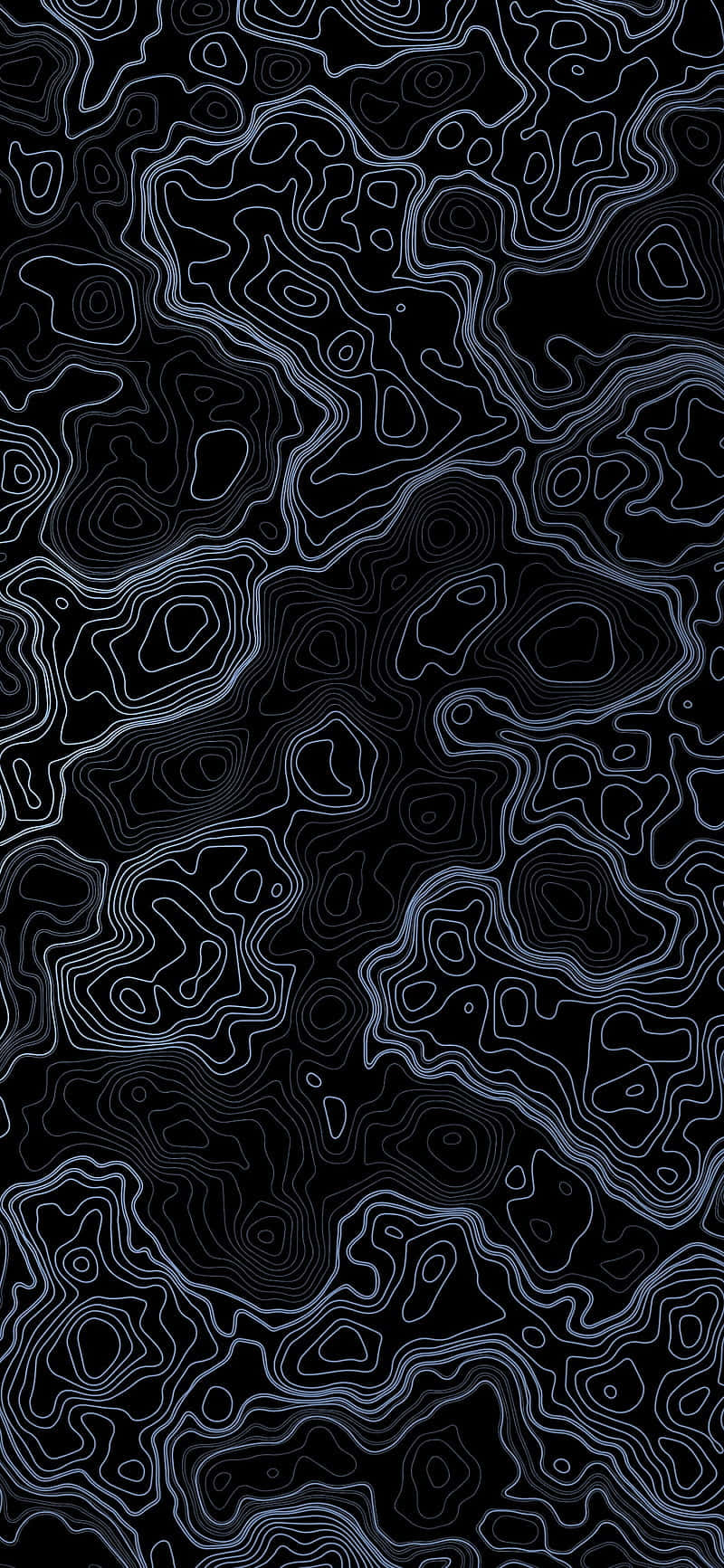 abstract topographic lines, glowing blue, white swirl, HD Phone Wallpaper