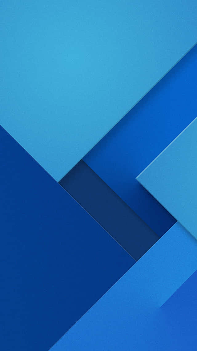 blue geometric layers, abstract wallpaper, overlapping blue planes, SD Phone Wallpaper