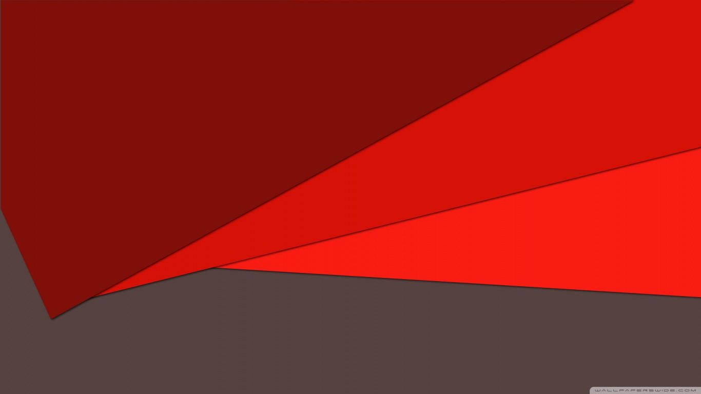 red geometric shapes, vibrant red, geometric planes, HD Desktop Wallpaper