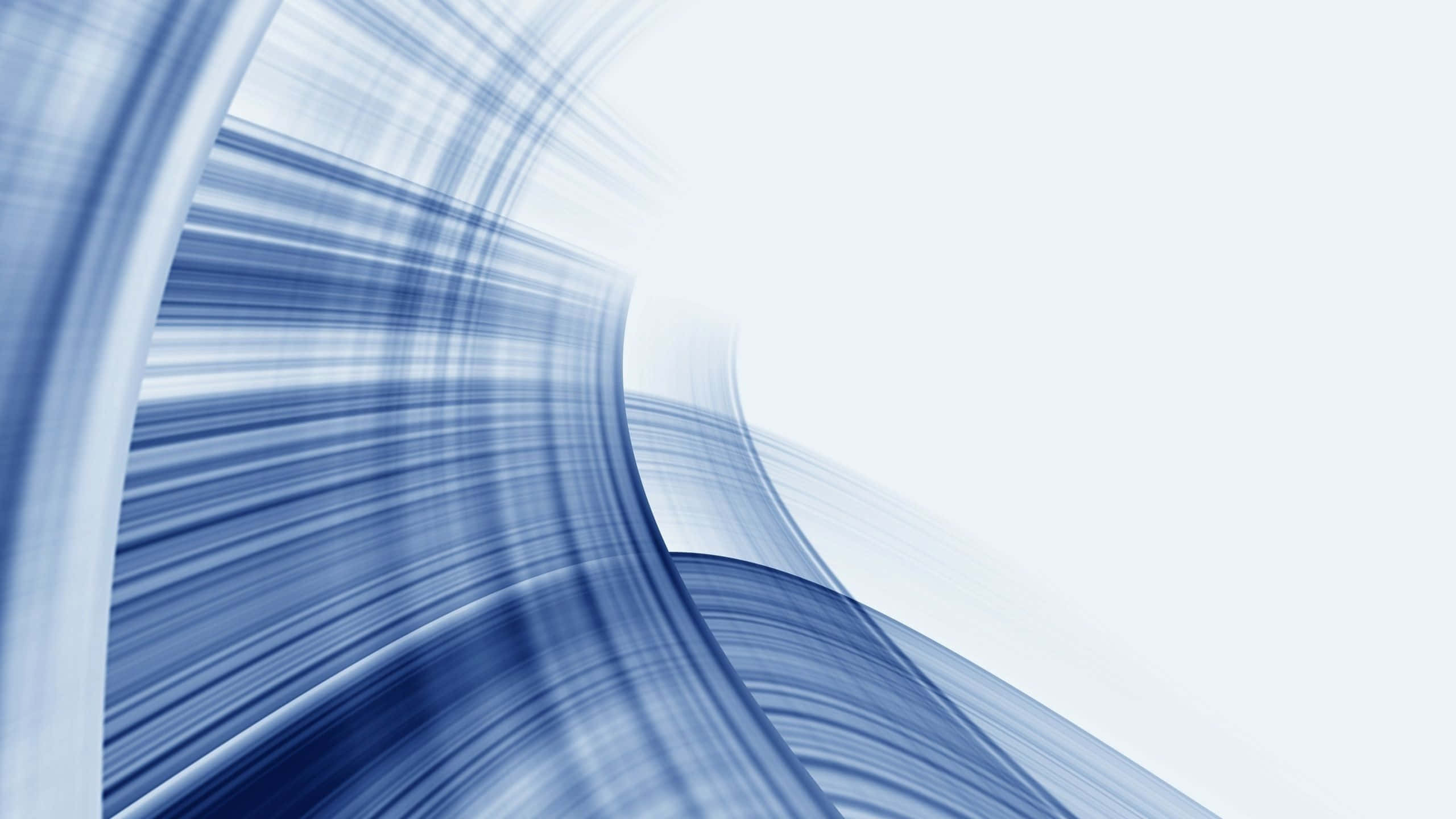 blue abstract lines, bright white background, dynamic, 2K Desktop Wallpaper