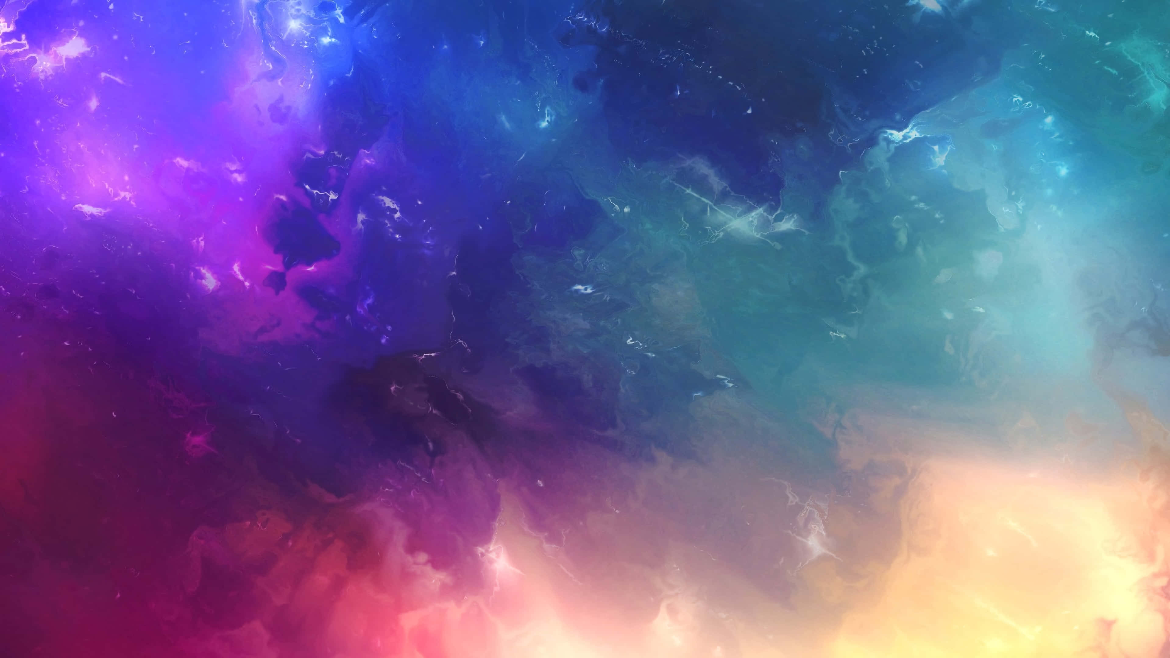 cosmic nebula, electric purples, blues, 4K Desktop Wallpaper