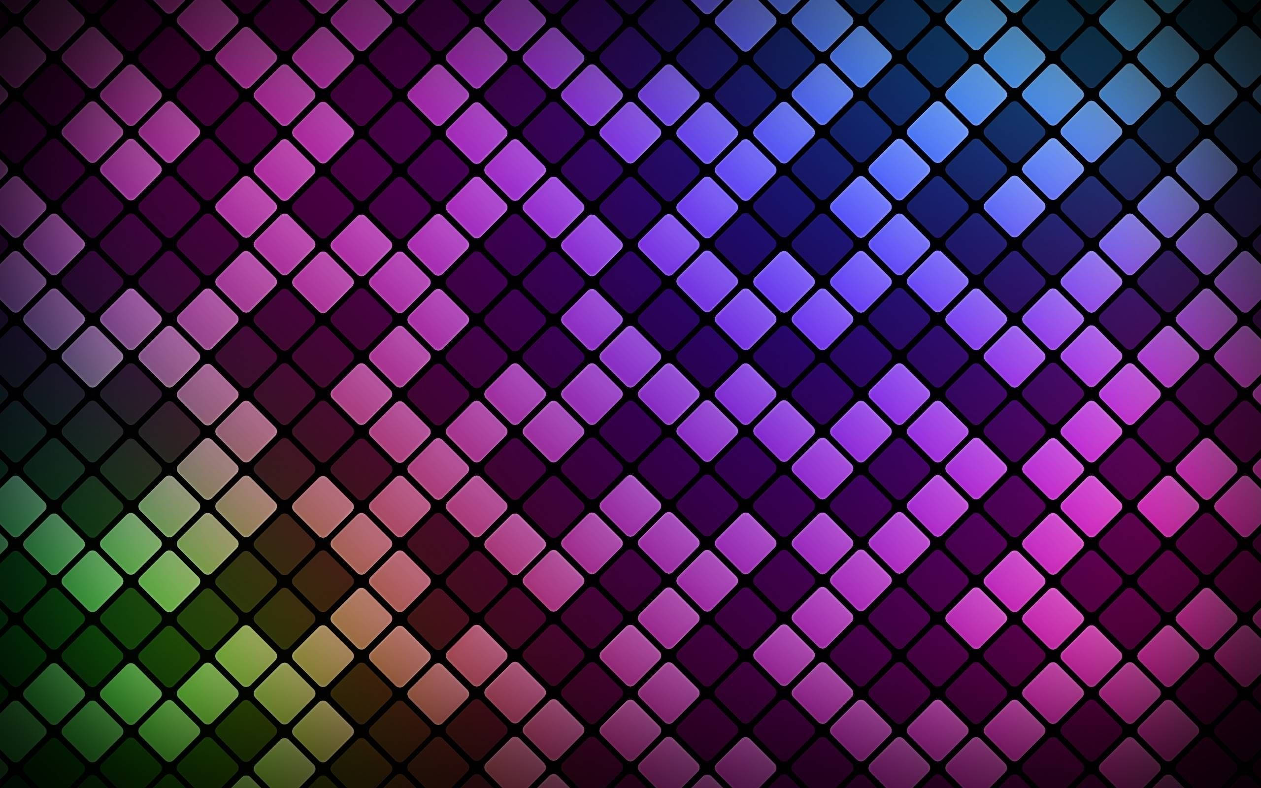 abstract squares, vibrant gradient, diamond shapes, 2K Desktop Wallpaper