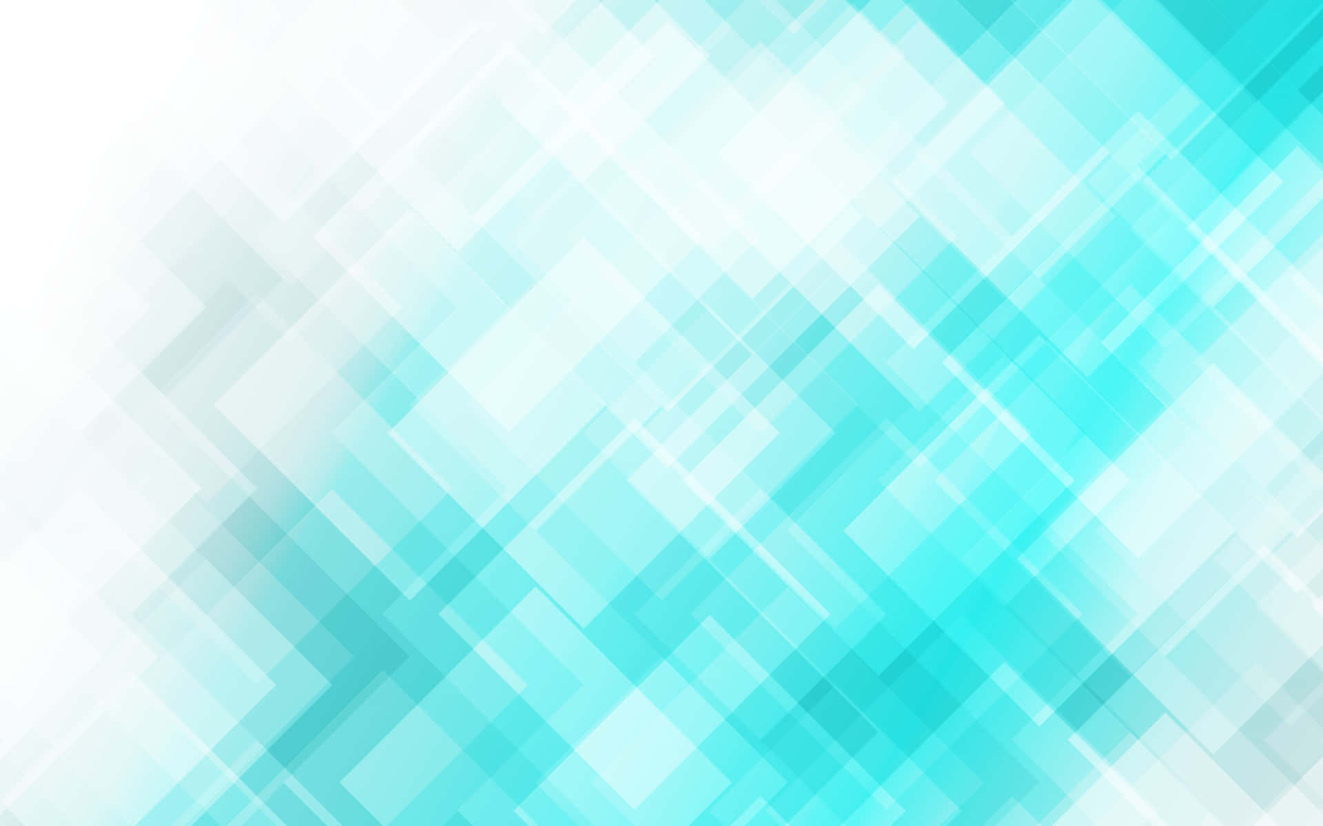 turquoise, abstract geometric pattern, diagonal translucent squares, Full HD Desktop Wallpaper
