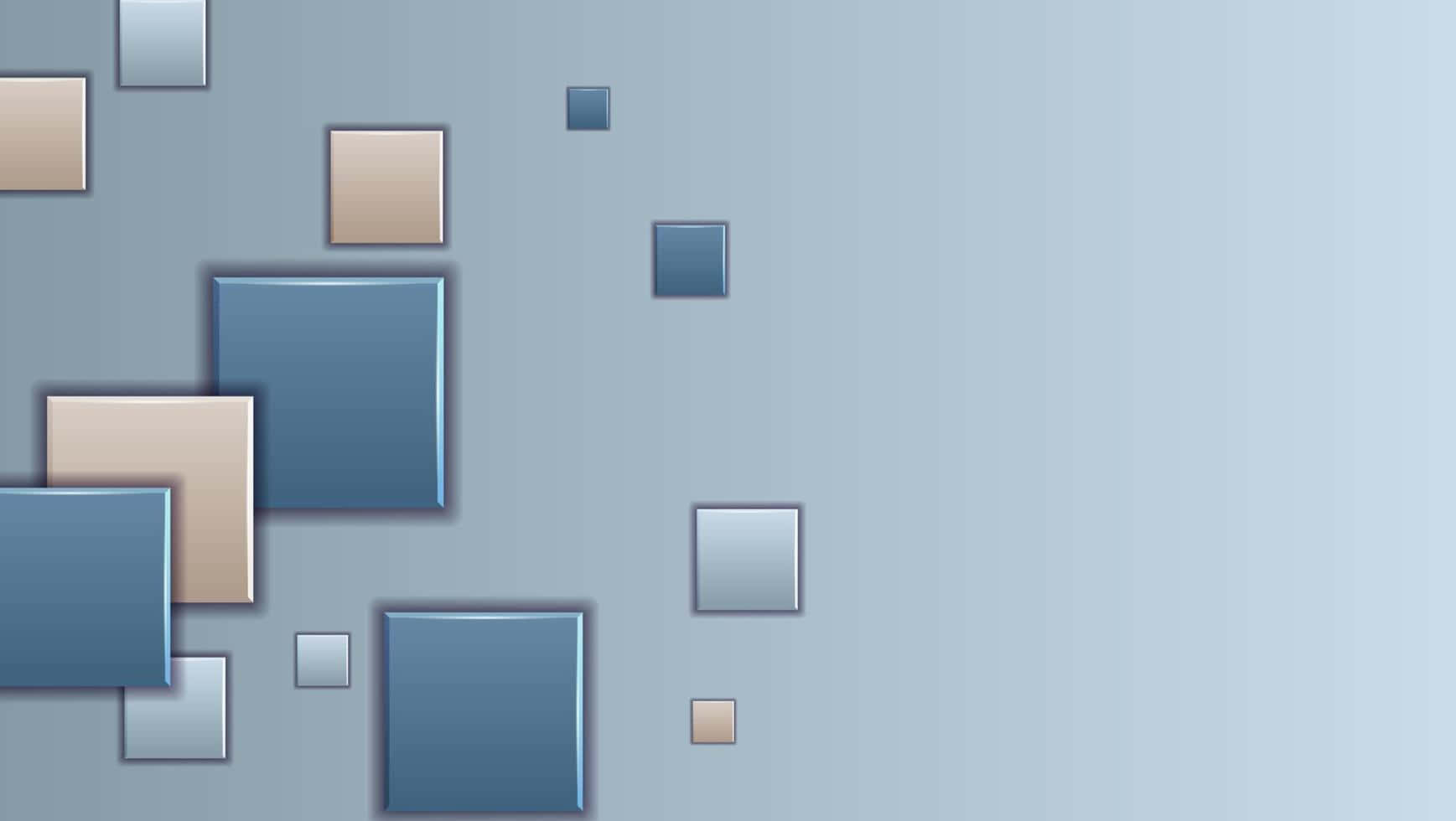 abstract square composition, blue, beige, HD Desktop Wallpaper