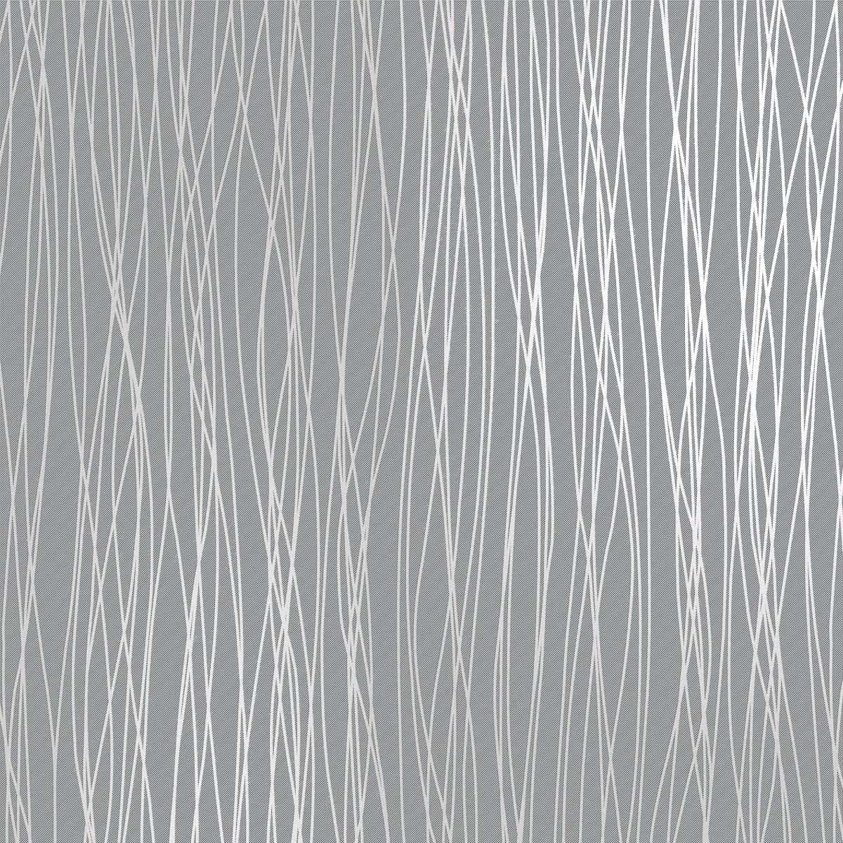 abstract gray white wavy lines pattern, flowing white lines, muted gray background, SD Desktop Wallpaper