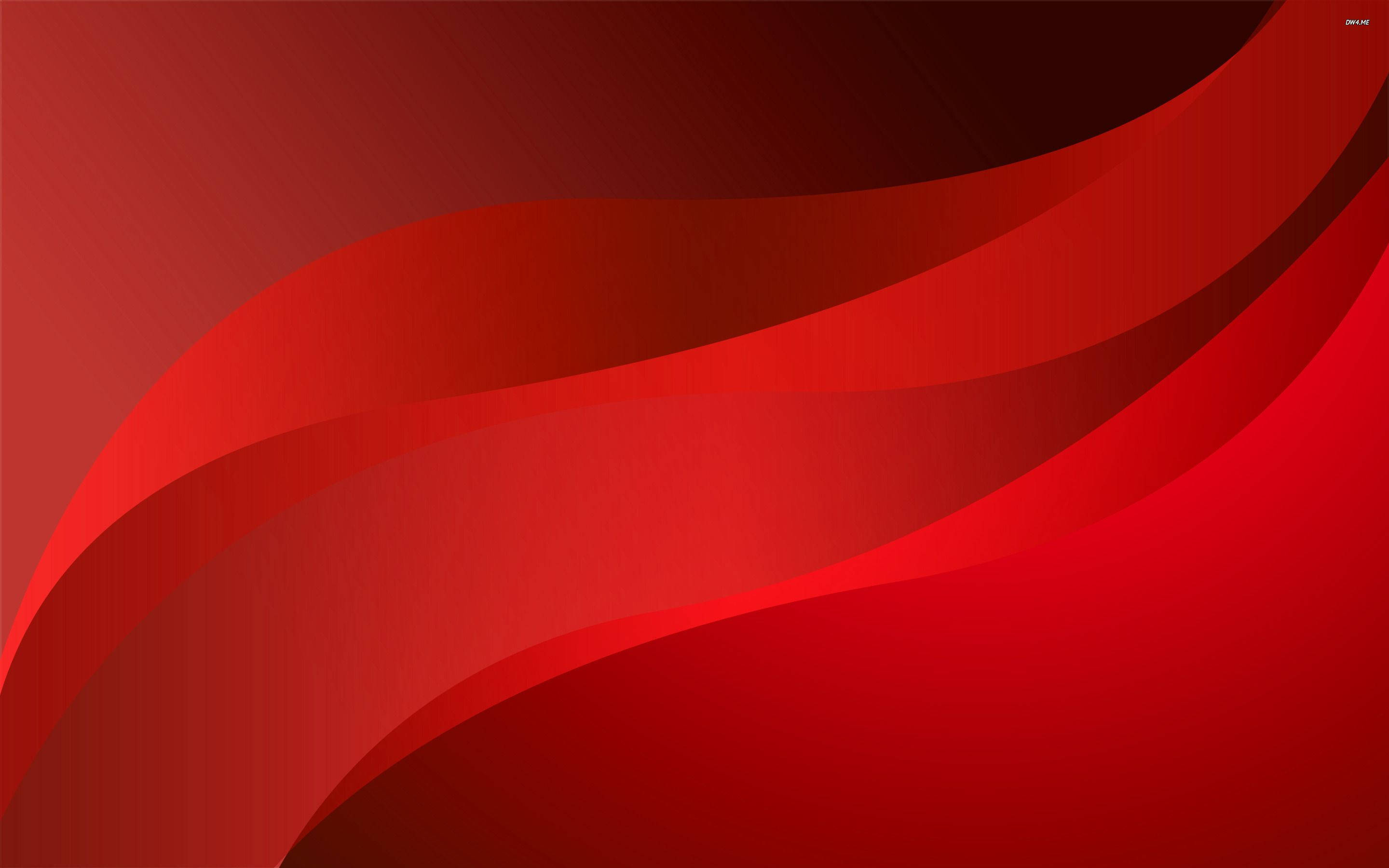 red abstract curved lines, dynamic flowing red ribbons, gradient background, 2K Desktop Wallpaper
