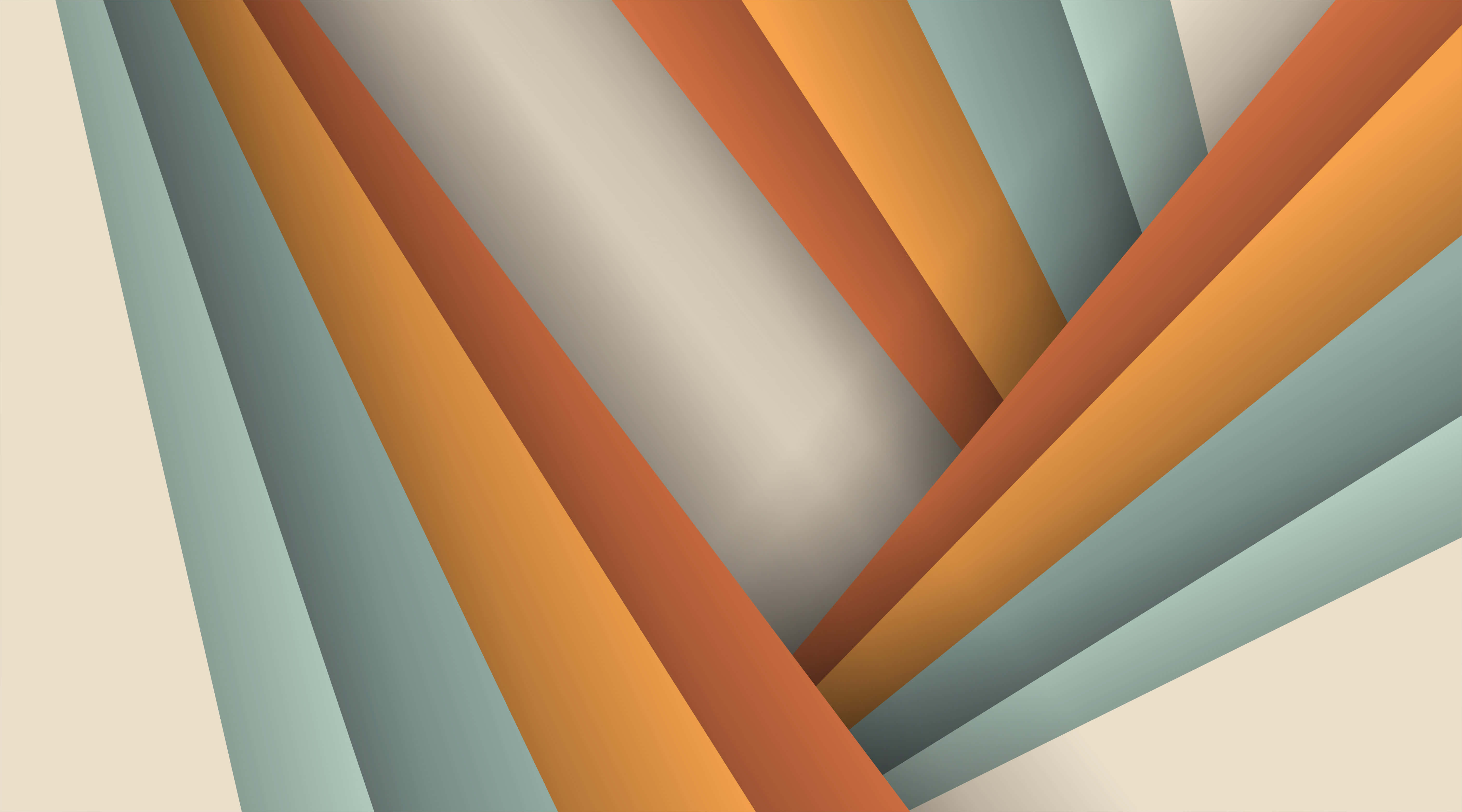 pastel striped, orange, blue, 5K Desktop Wallpaper