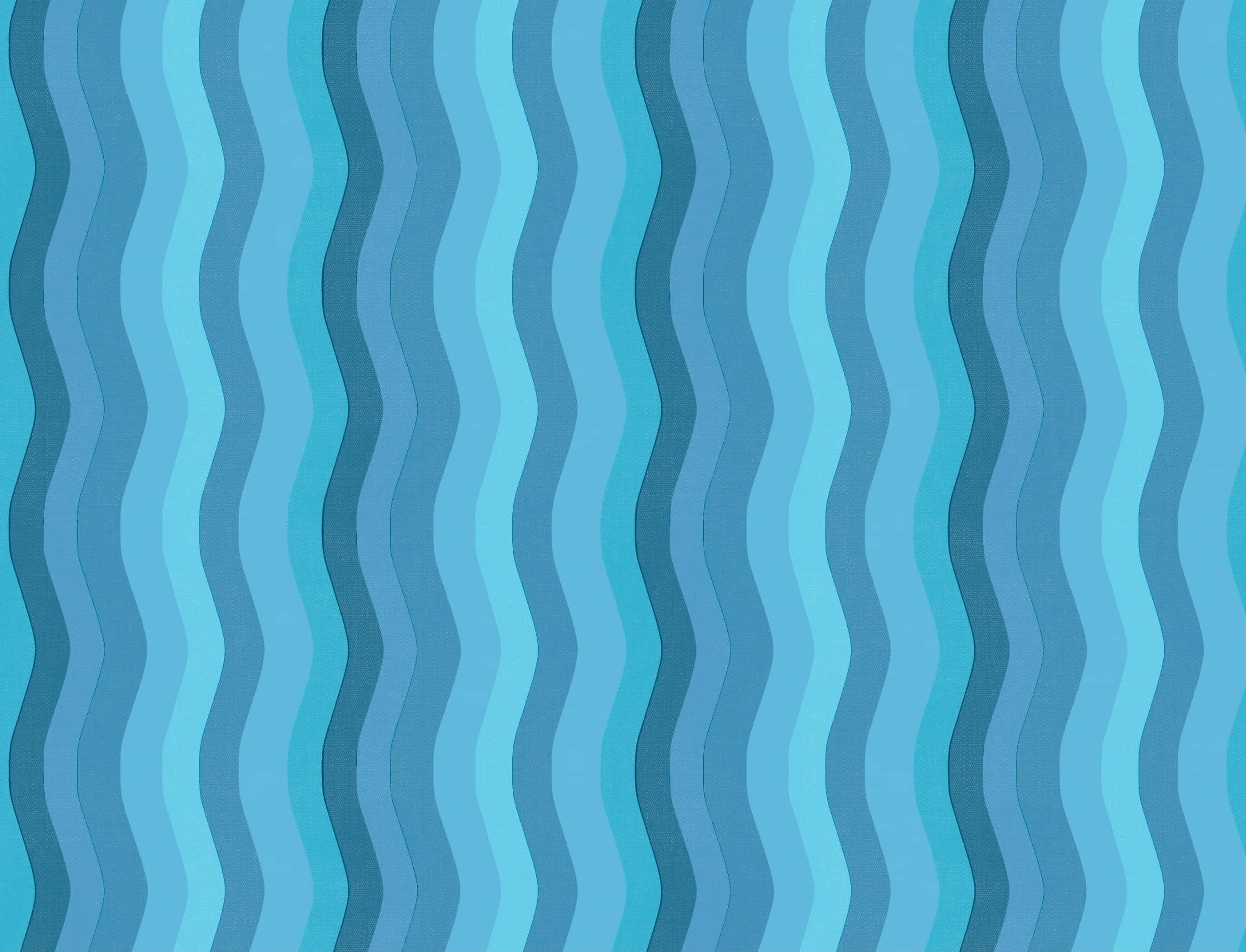 soothing blue waves pattern, wavy horizontal stripes, varying shades of blue, 2K Desktop Wallpaper