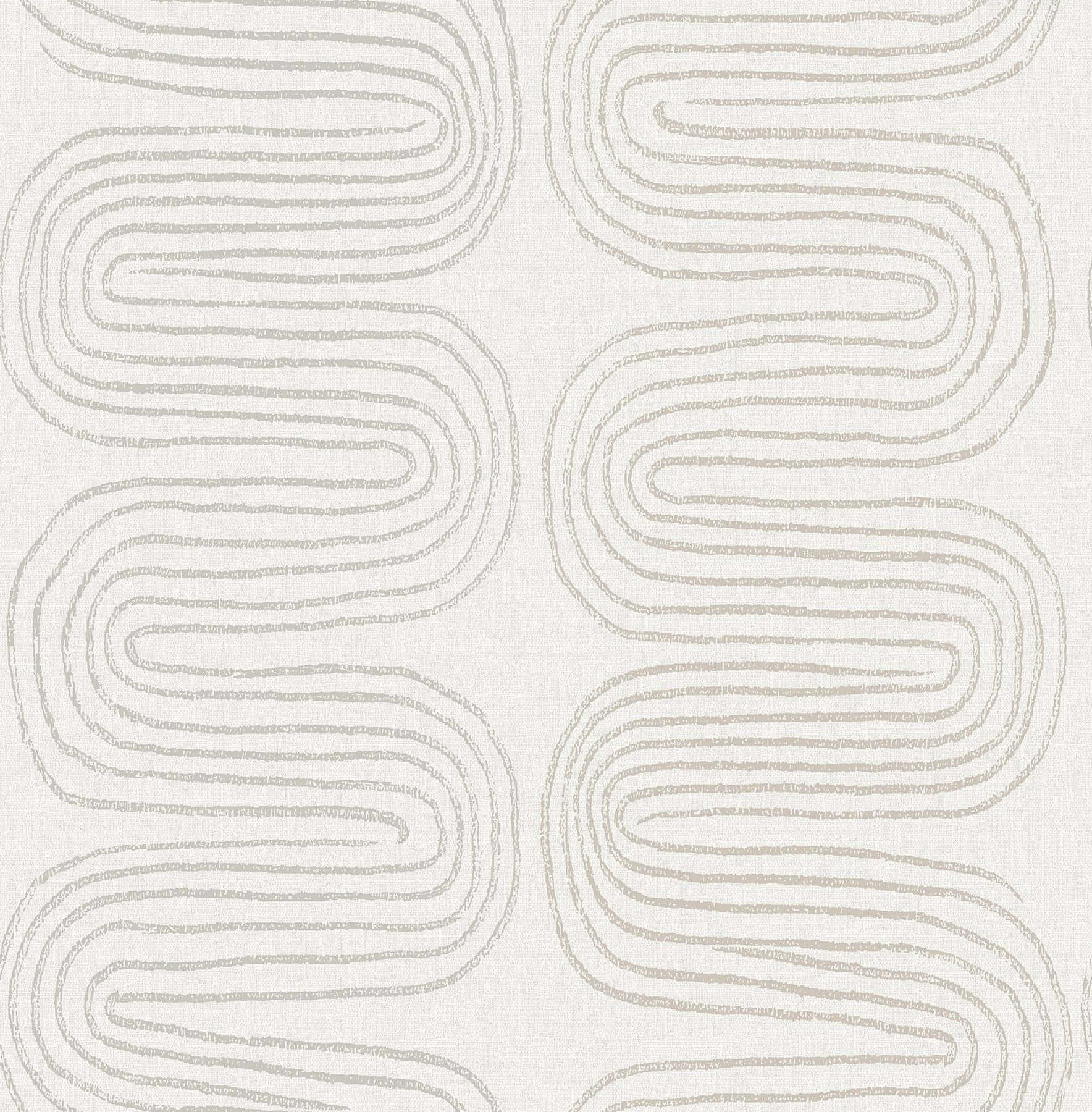abstract neutral stripes pattern, beige curved lines, textured off-white fabric background, HD Phone Wallpaper
