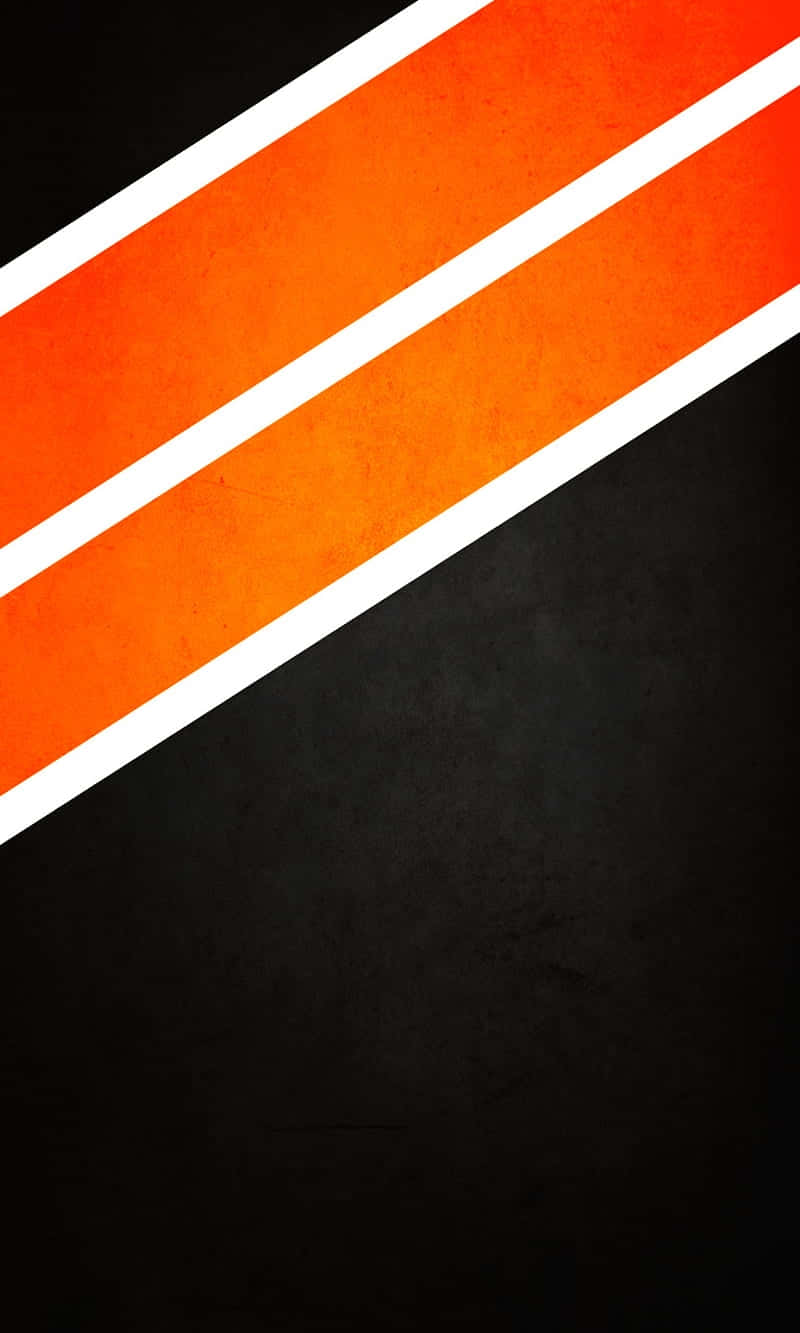 abstract orange stripes, black background, diagonal orange stripes, HD Phone Wallpaper
