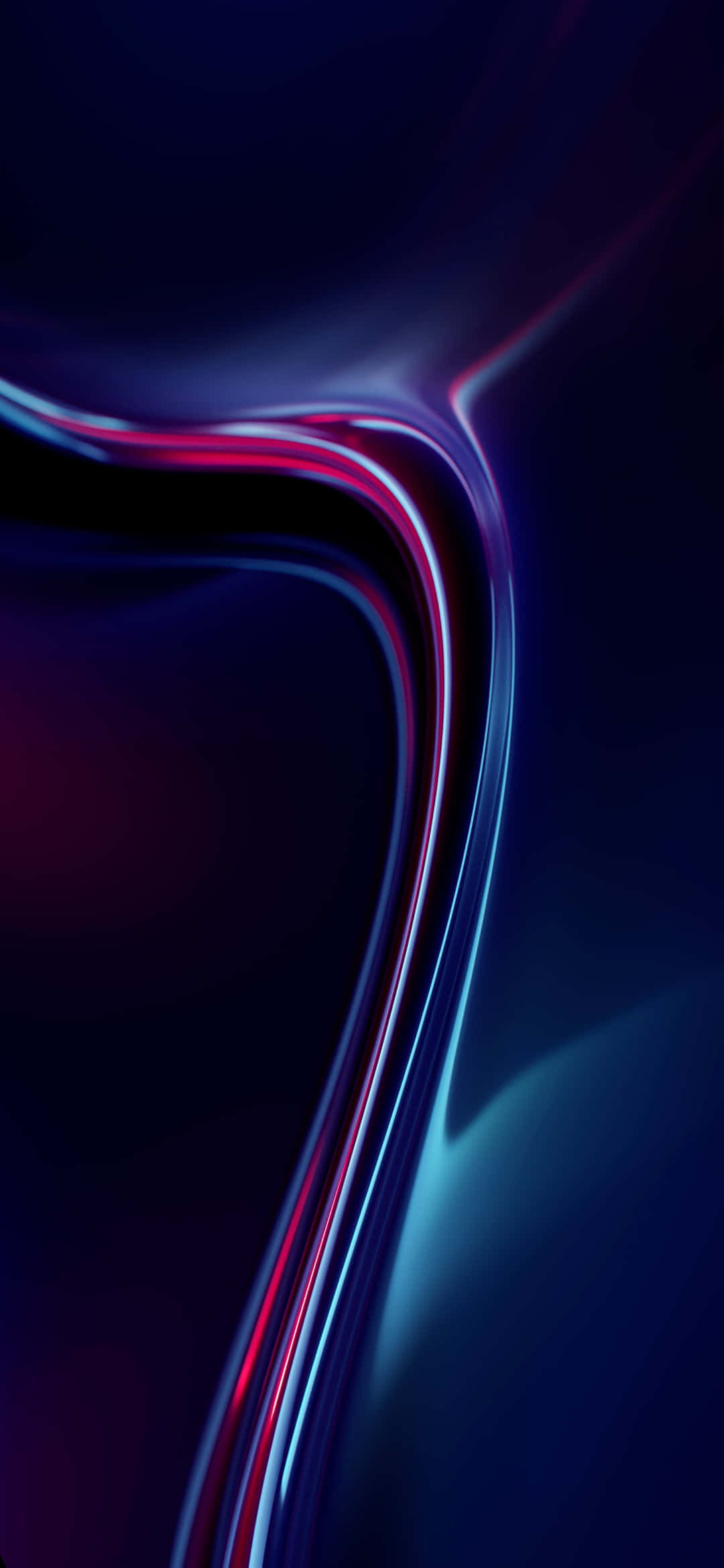 1080x2340, 4K, Neon Abstract Wave, Full HD Phone Wallpaper