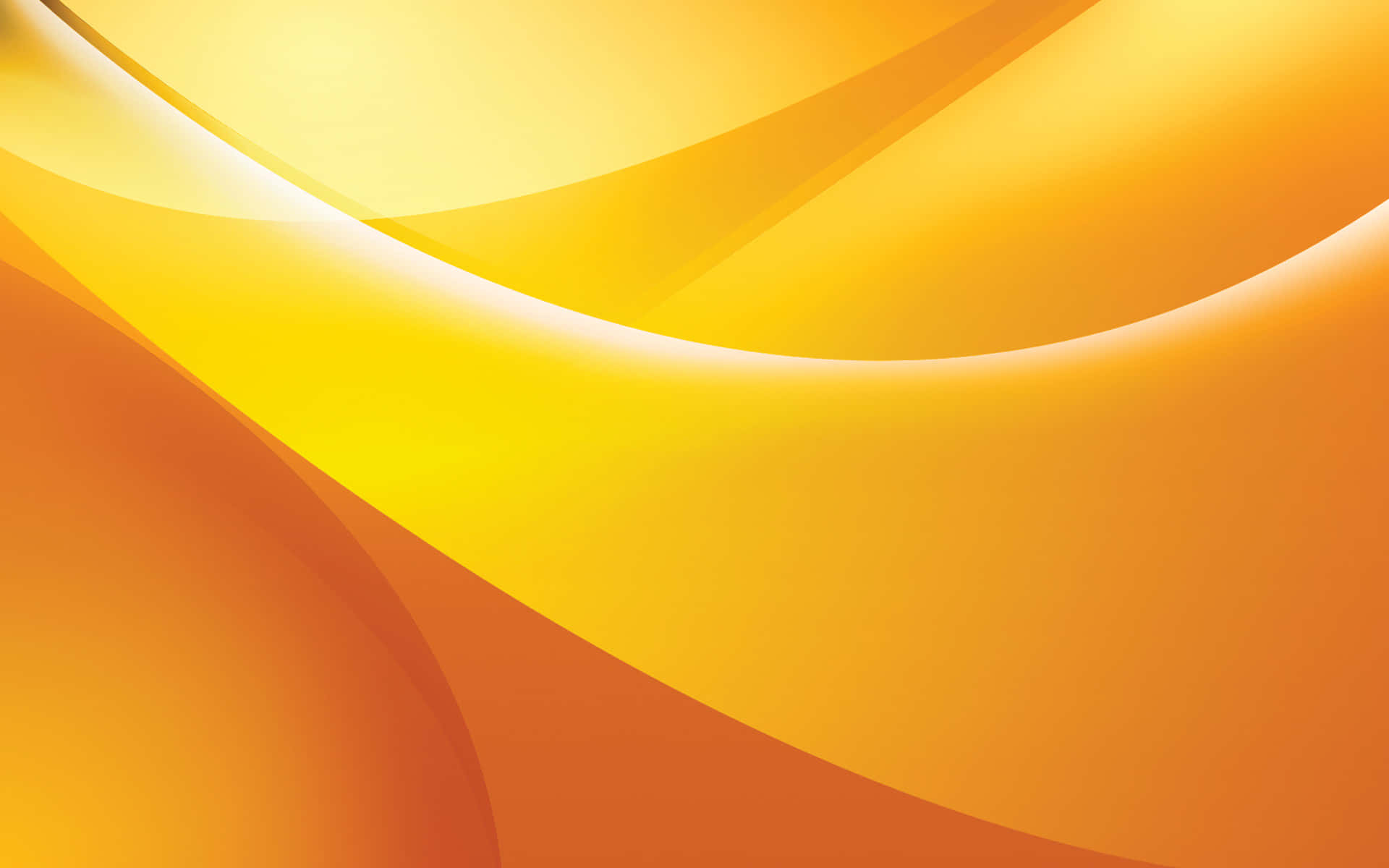 burnt orange, abstract waves, warm yellow, Full HD Desktop Wallpaper