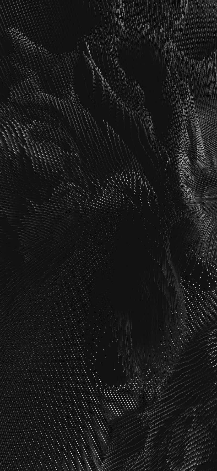 abstract black wave pattern, monochrome, digital artwork, HD Phone Wallpaper