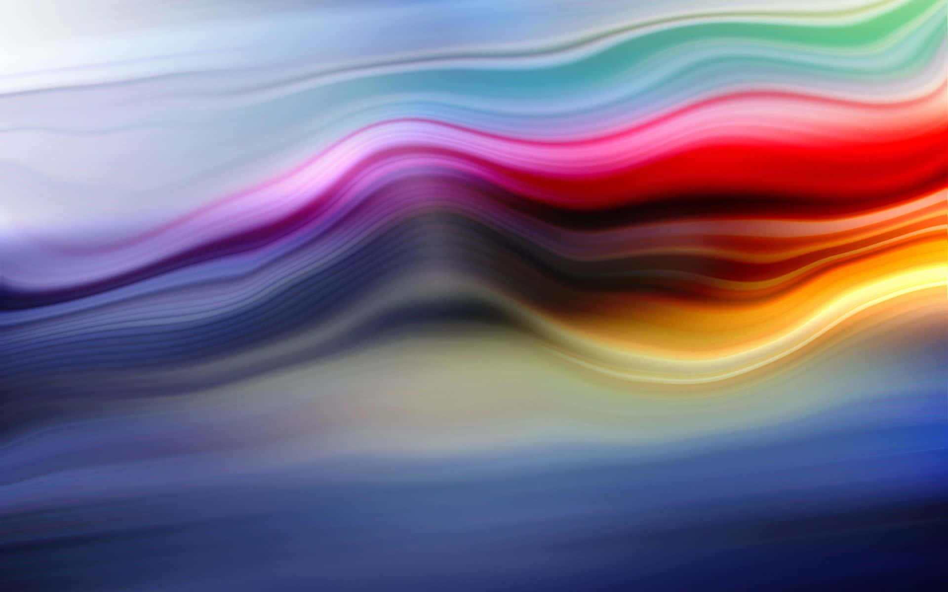 colorful abstract wave, vibrant wavy streaks, gradient background, Full HD Desktop Wallpaper