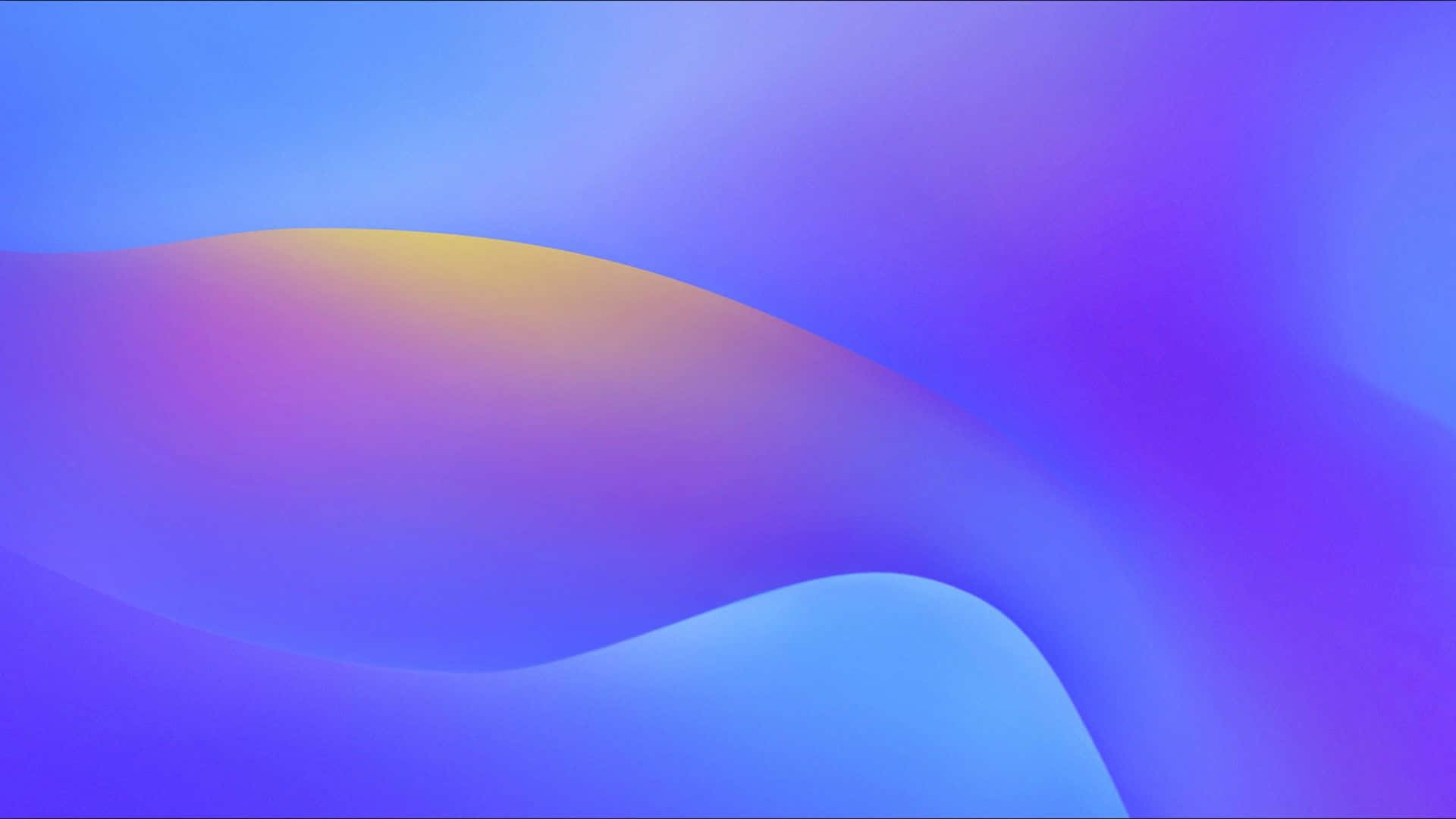 abstract wave, blue purple, yellow, Full HD Desktop Wallpaper