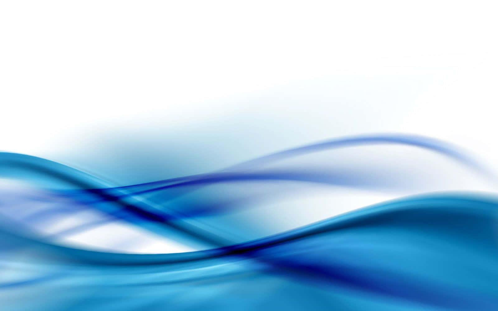 blue abstract wave, bright white background, smooth flowing blue waves, HD Desktop Wallpaper
