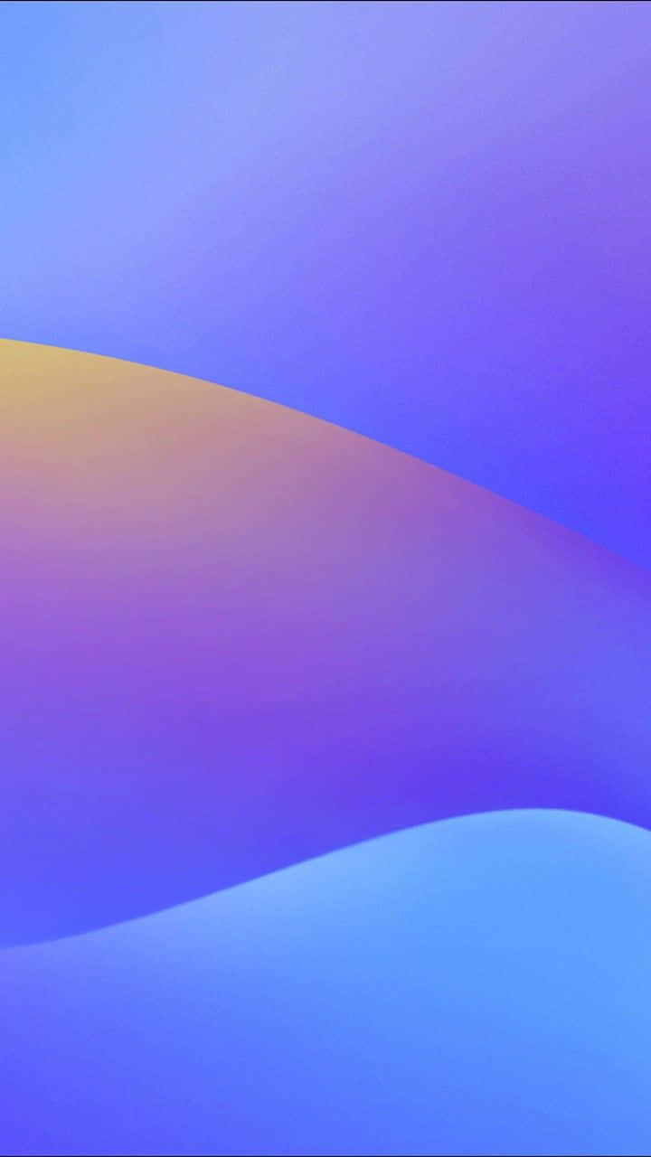 abstract colorful wave, gradient purple blue and gold, smooth flowing waves, HD Phone Wallpaper