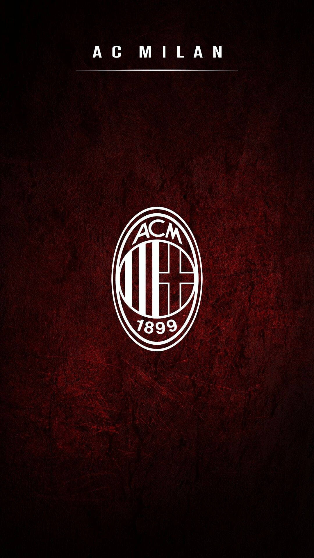 AC Milan, white, textured deep red, Full HD Phone Wallpaper