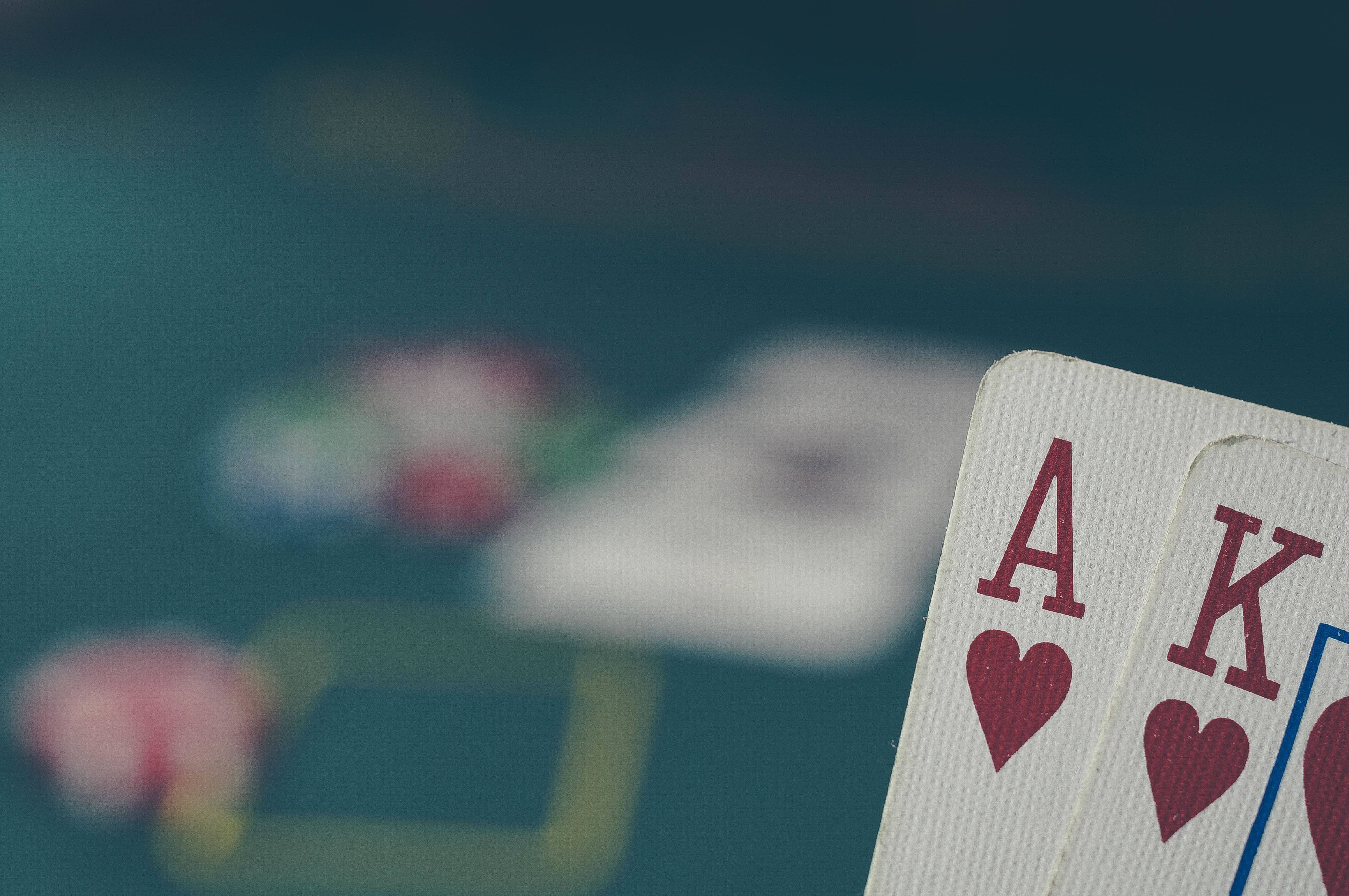 Ace Card, king of hearts, ace of hearts, 4K Desktop Wallpaper