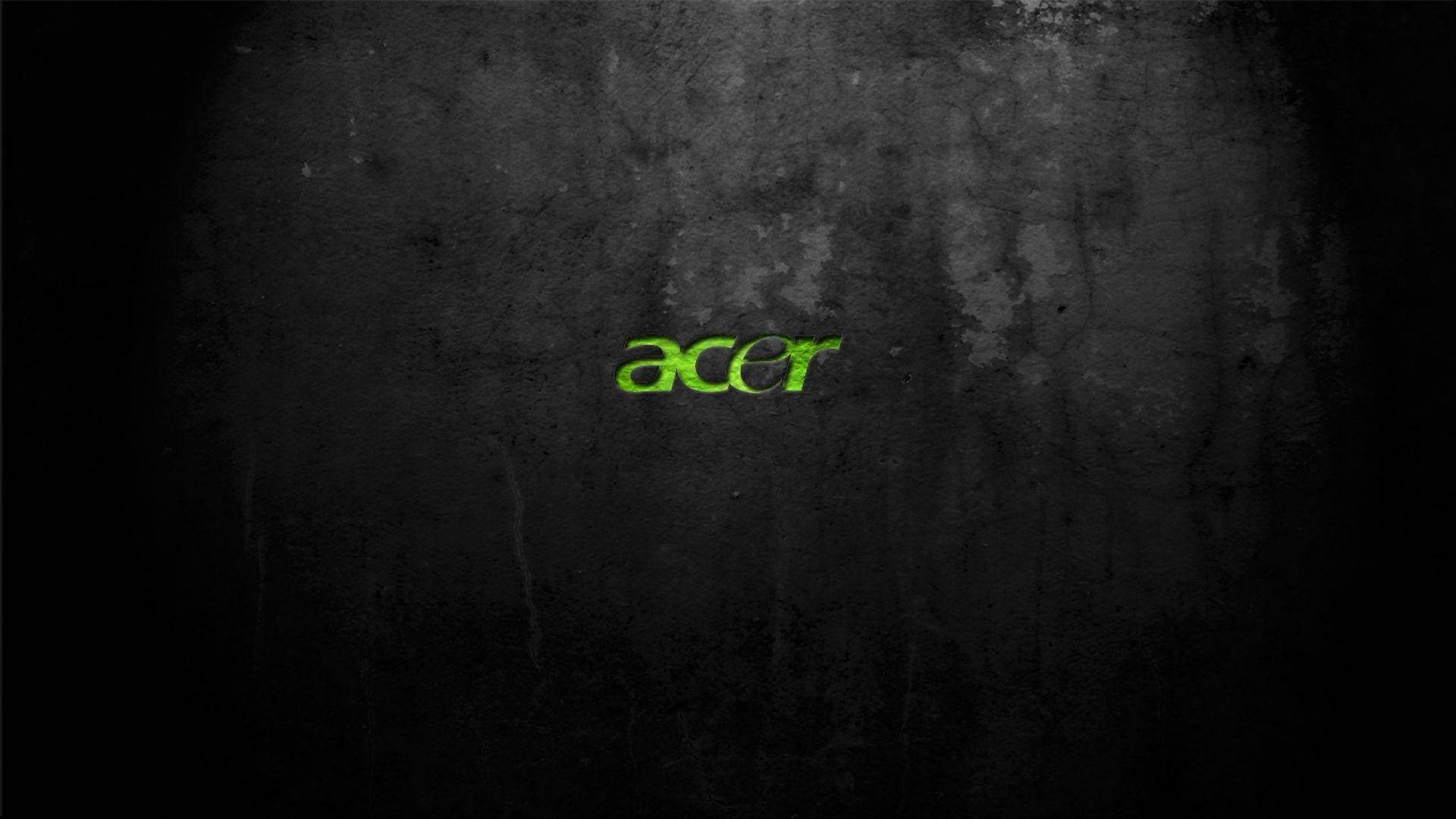Acer, dark gray concrete wall, vibrant green, Full HD Desktop Wallpaper