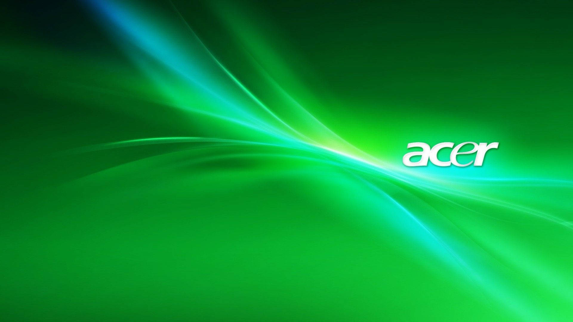 Acer, Neon Green, white Acer logo, Full HD Desktop Wallpaper