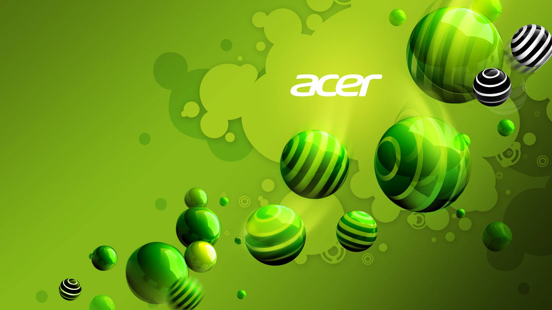 Acer, vibrant green, white, Full HD Desktop Wallpaper