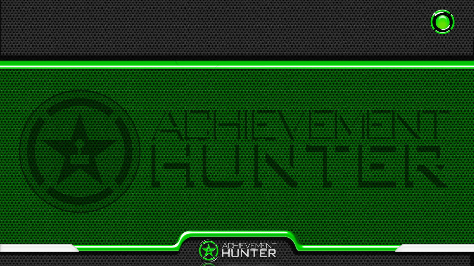 Achievement Hunter, neon green, dark green, Full HD Desktop Wallpaper