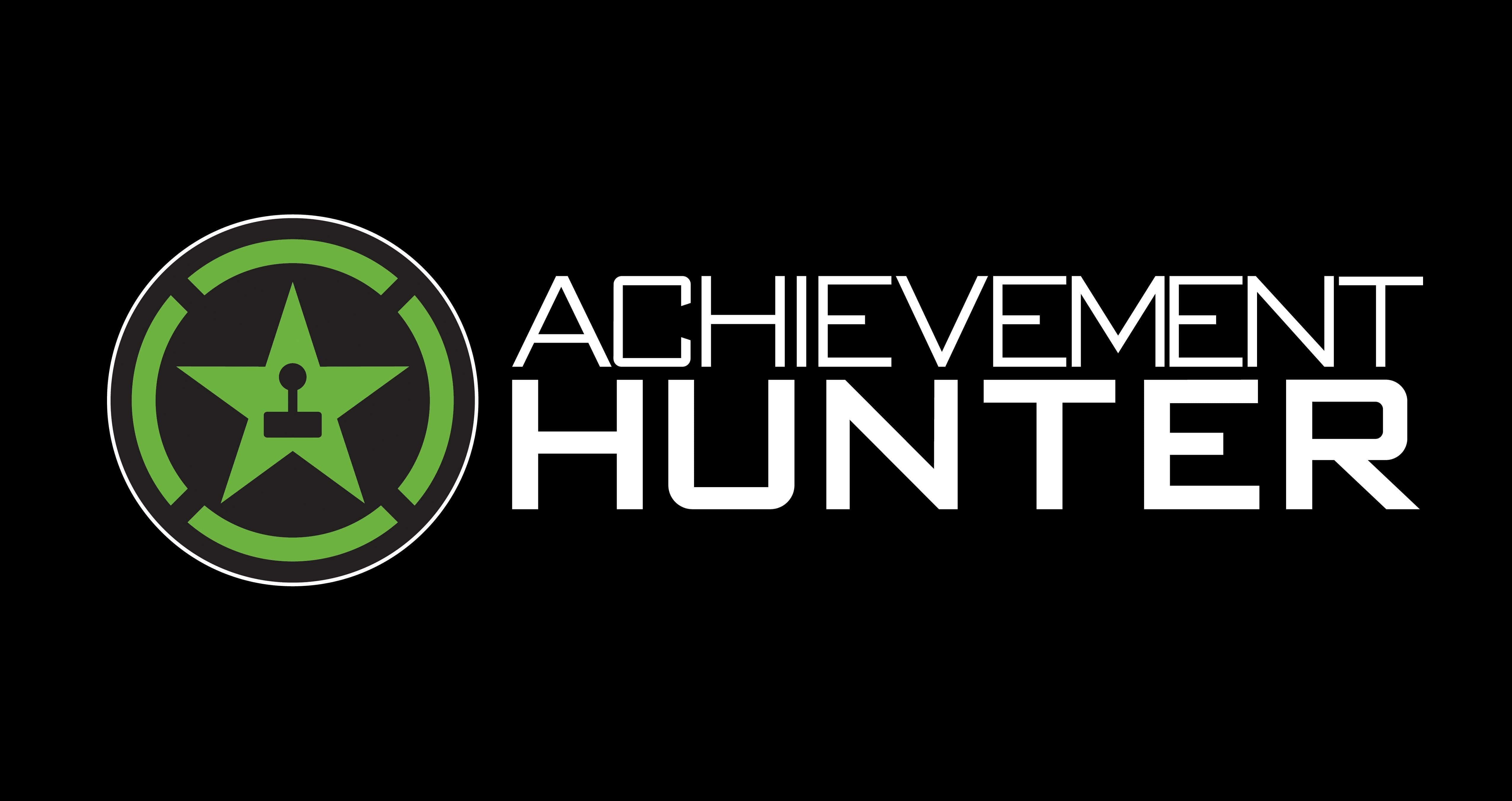Achievement Hunter, green star logo, black background, 4K Desktop Wallpaper