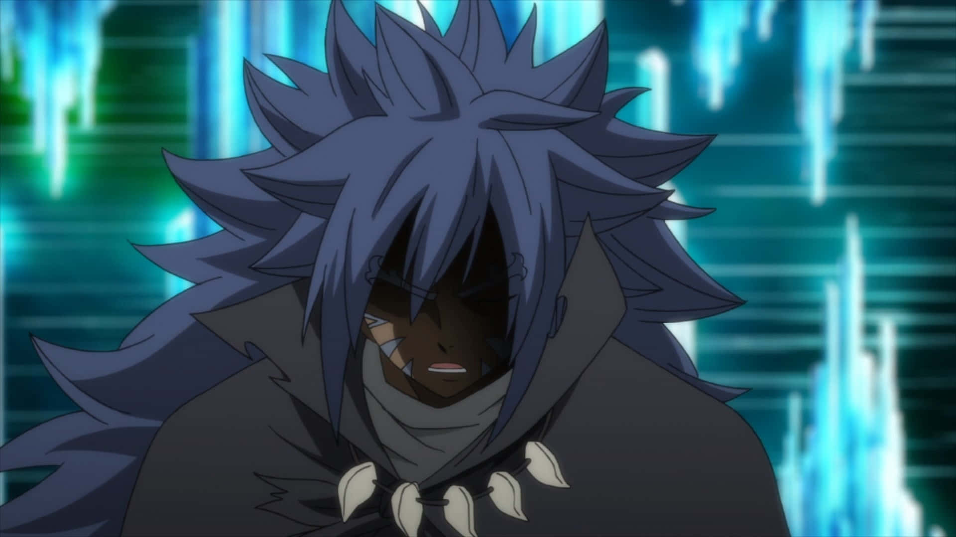 Acnologia, spiky-haired anime character, dark skin, Full HD Desktop Wallpaper