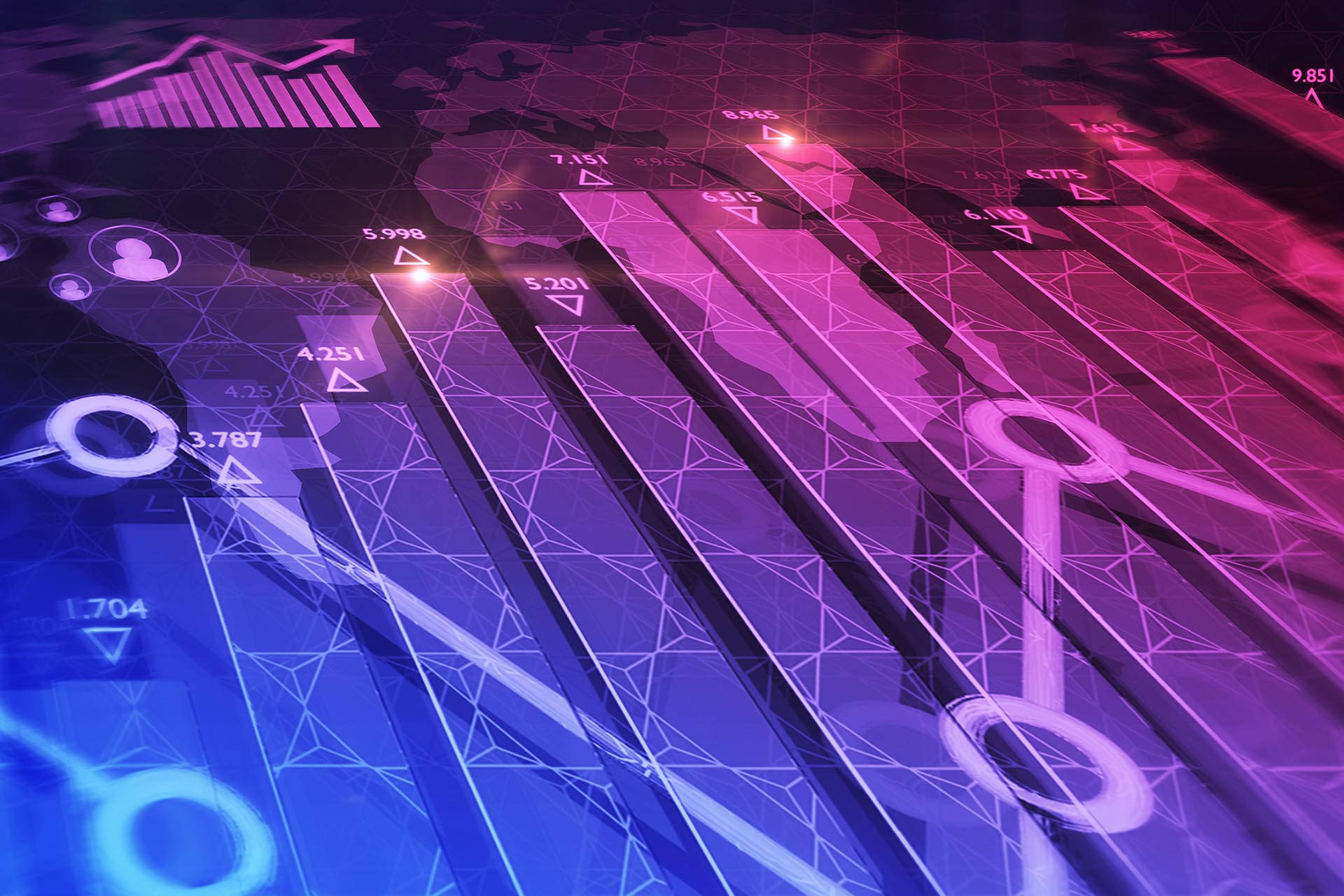 Actuary, purple, blue, Full HD Desktop Wallpaper