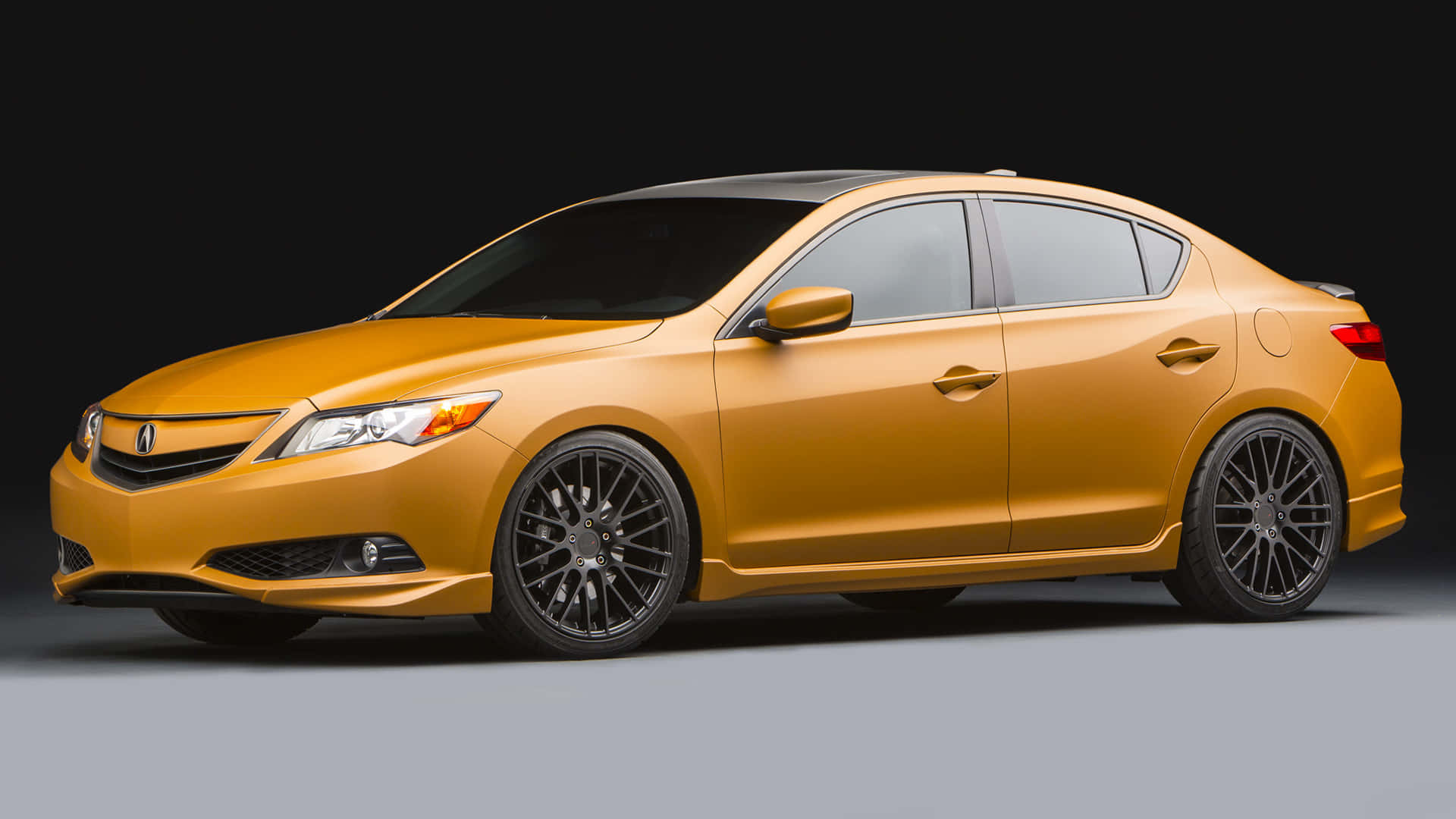 Acura ILX, 2023, gold, Full HD Desktop Wallpaper