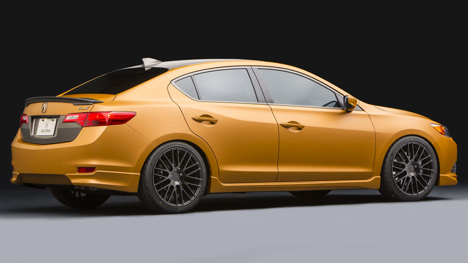 Acura ILX, gold, black rims, Full HD Desktop Wallpaper