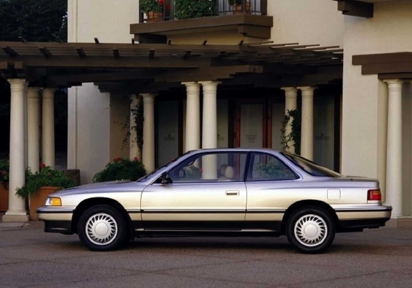 Acura Legend, 1990s sedan, silver, HD Desktop Wallpaper