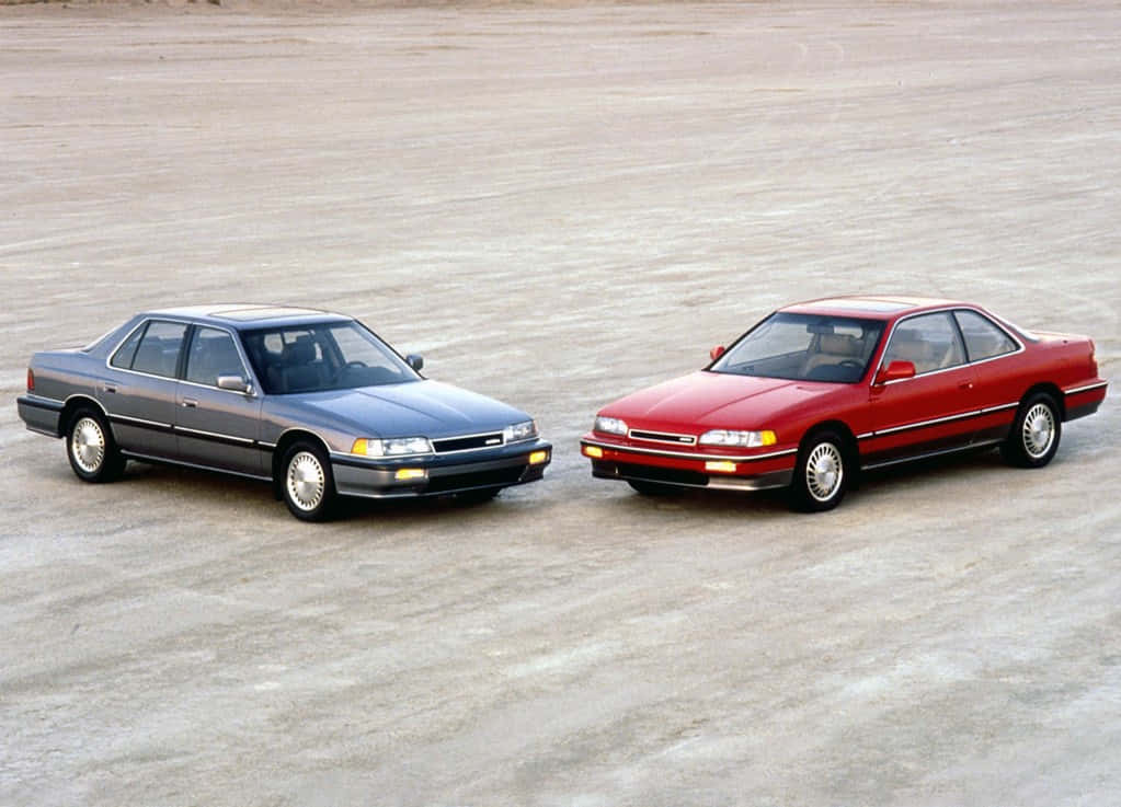 Acura Legend, luxury sedan, blue four-door, SD Desktop Wallpaper