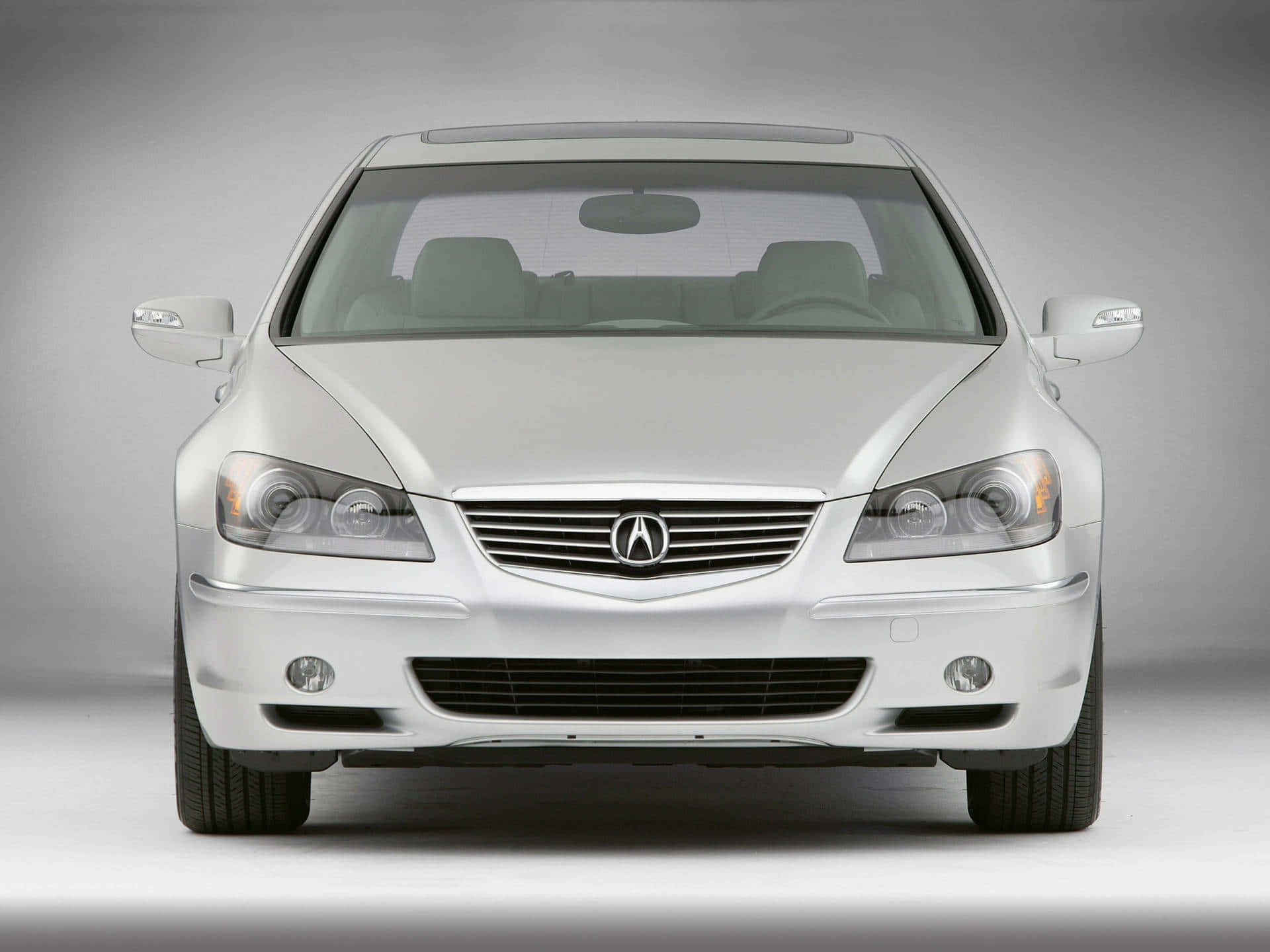 Acura RL, luxury sedan, front view, Full HD Desktop Wallpaper
