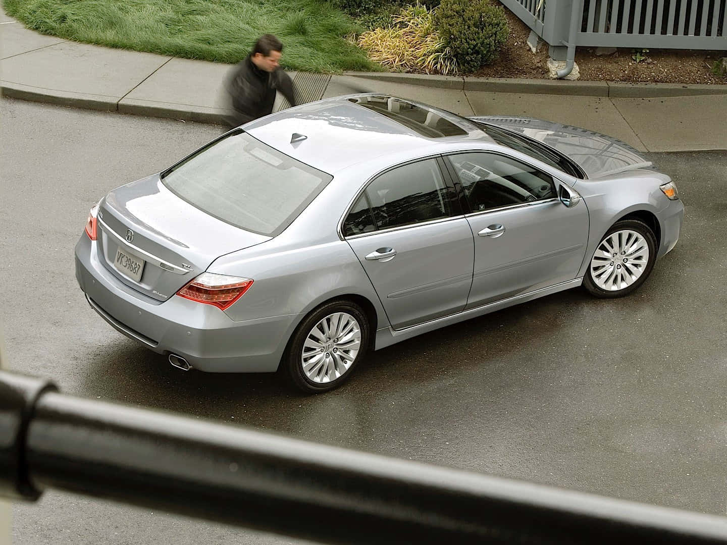 Acura RL, silver, sedan, HD Desktop Wallpaper