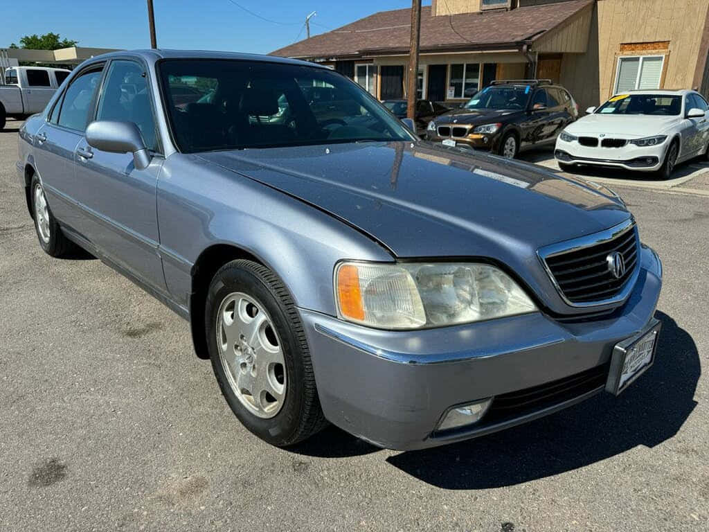 Acura RL, silver, 2000s, SD Desktop Wallpaper