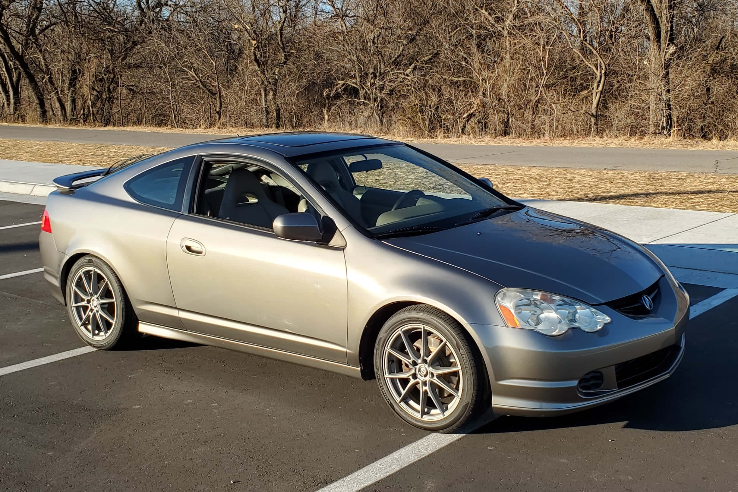 Acura RSX, silver, coupe, Full HD Desktop Wallpaper