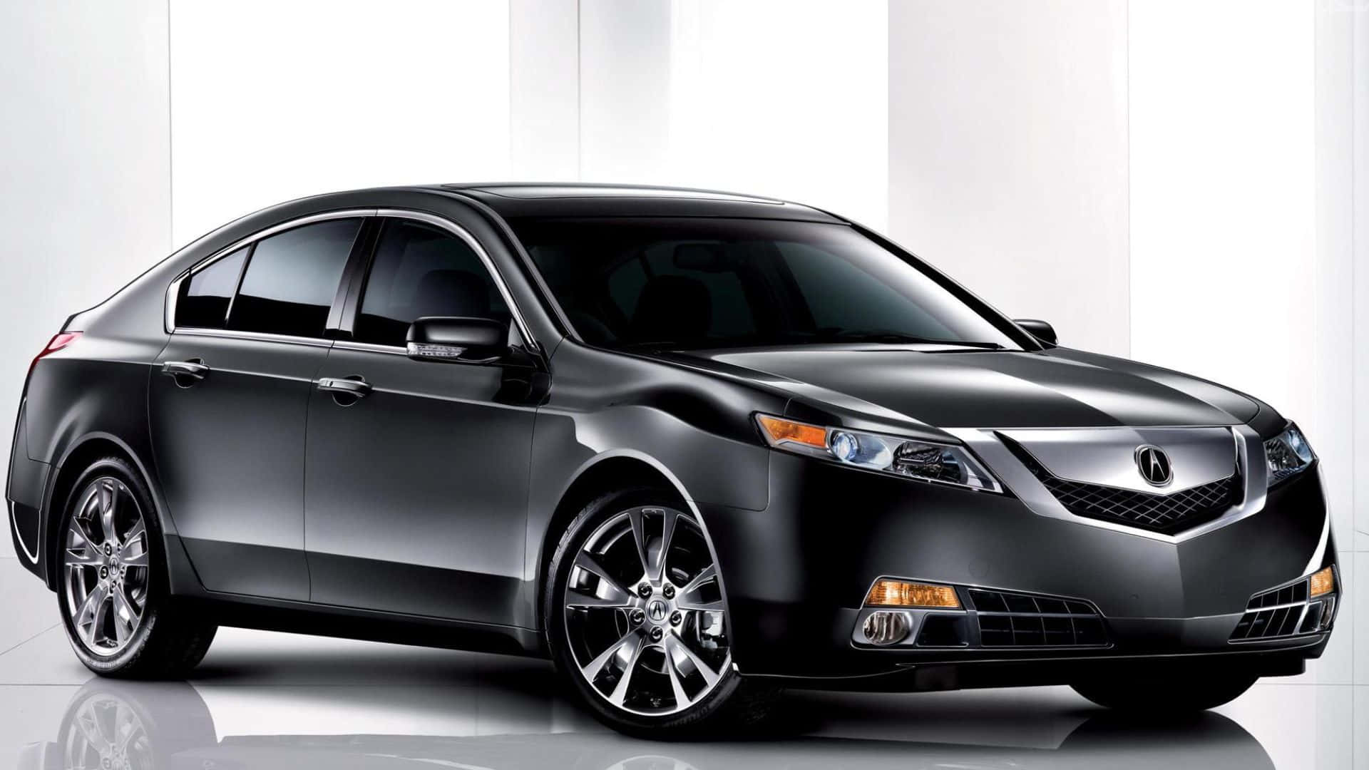 Acura TL, black, chrome accents, Full HD Desktop Wallpaper