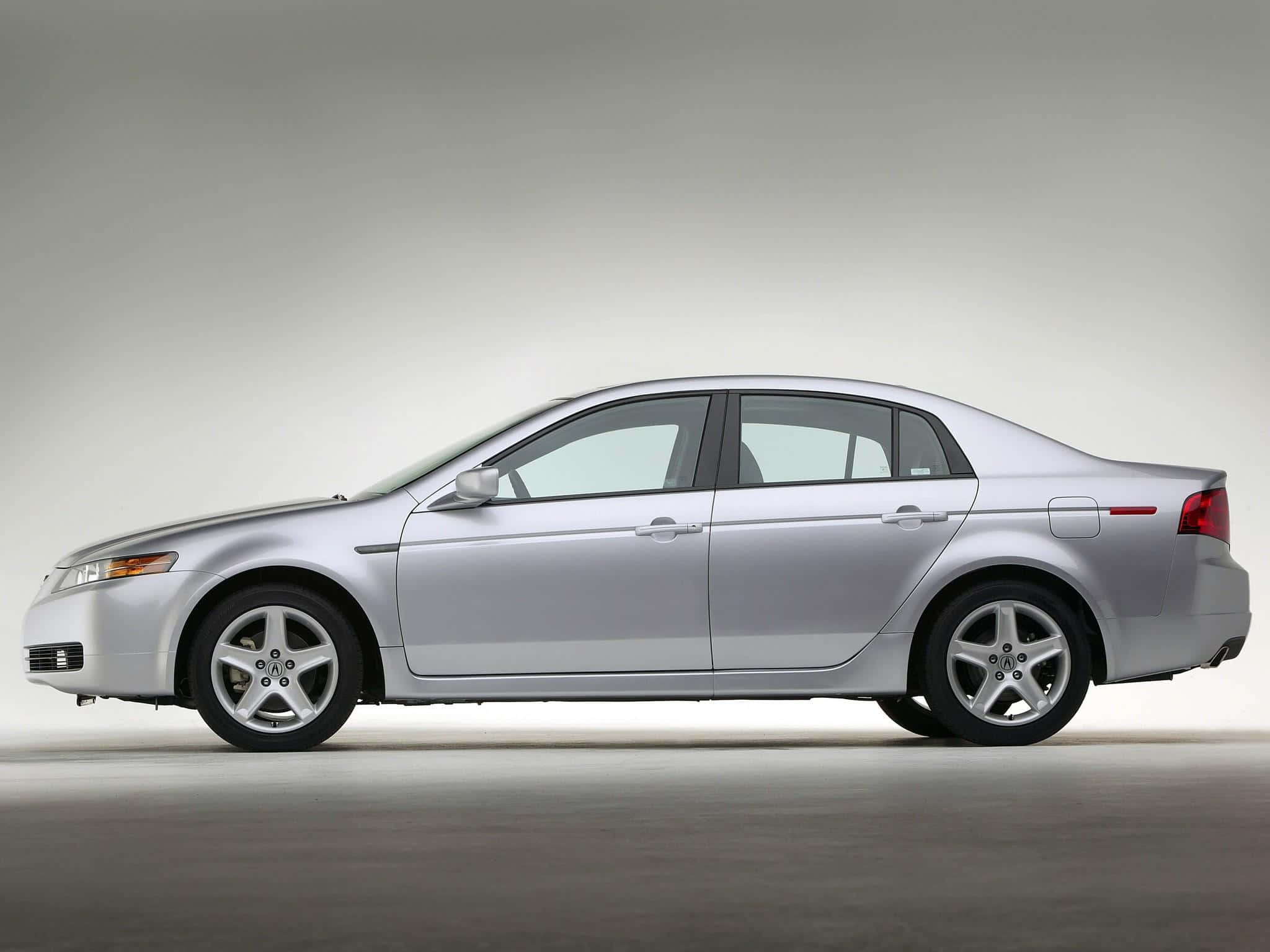 Acura TL, silver, profile, Full HD Desktop Wallpaper