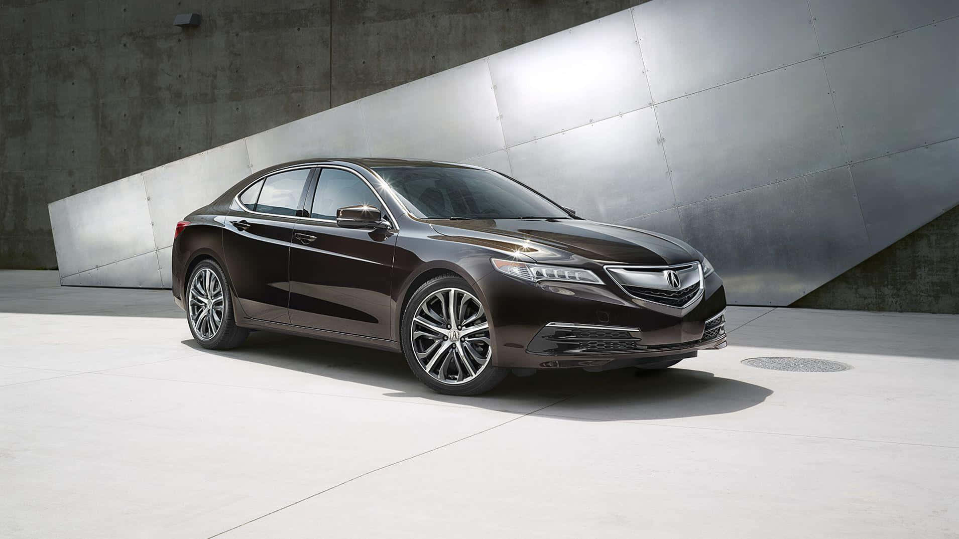 Acura TLX, dark brown, luxury sedan, HD Desktop Wallpaper