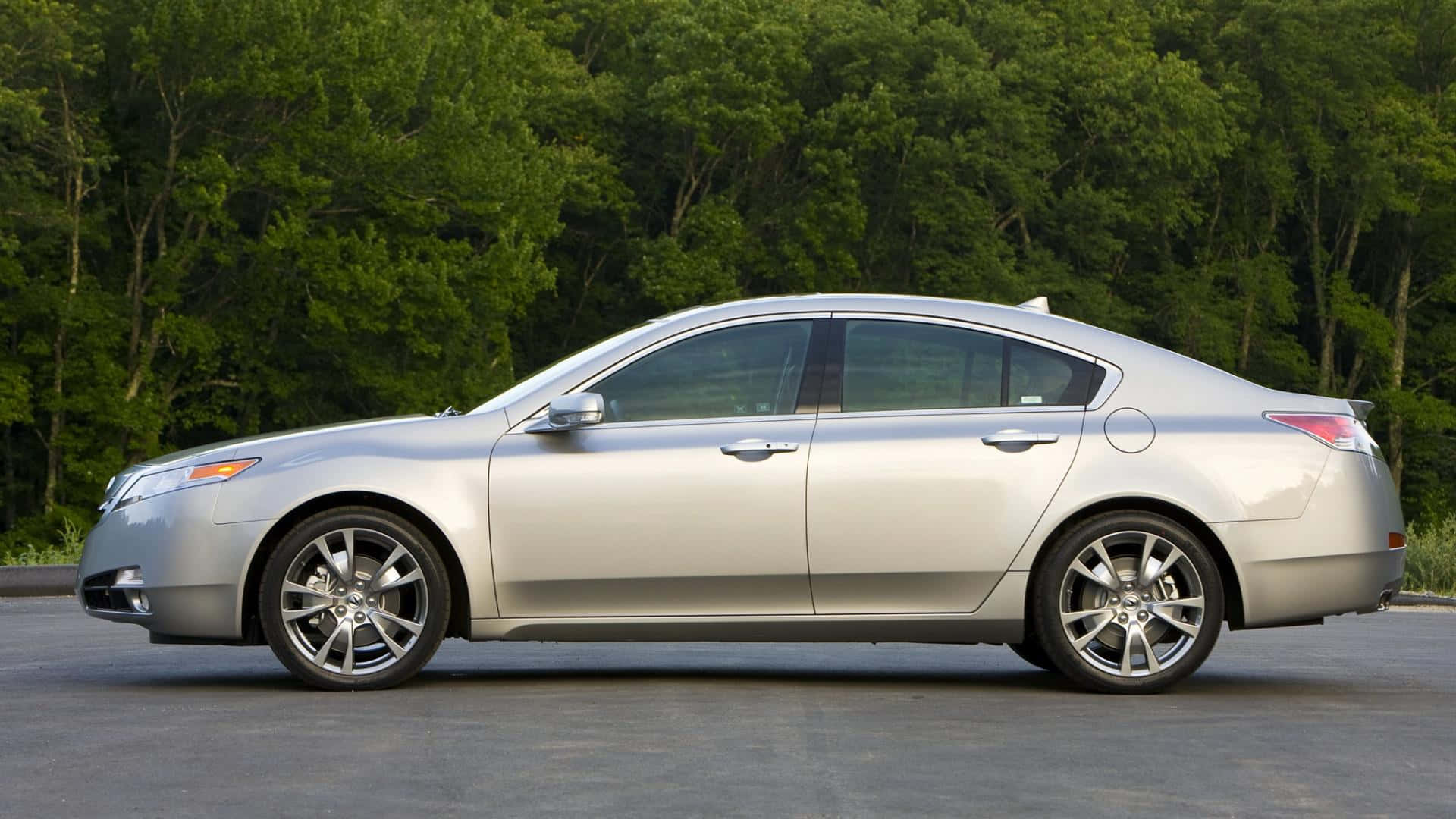 Acura TSX, silver, sedan, Full HD Desktop Wallpaper