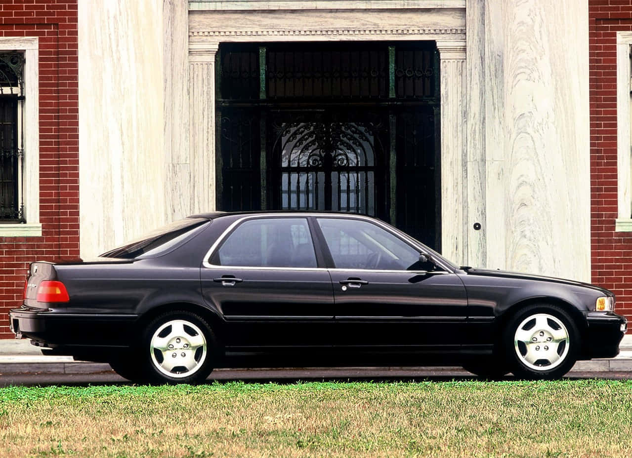 Acura Vigor, black, sedan, SD Desktop Wallpaper