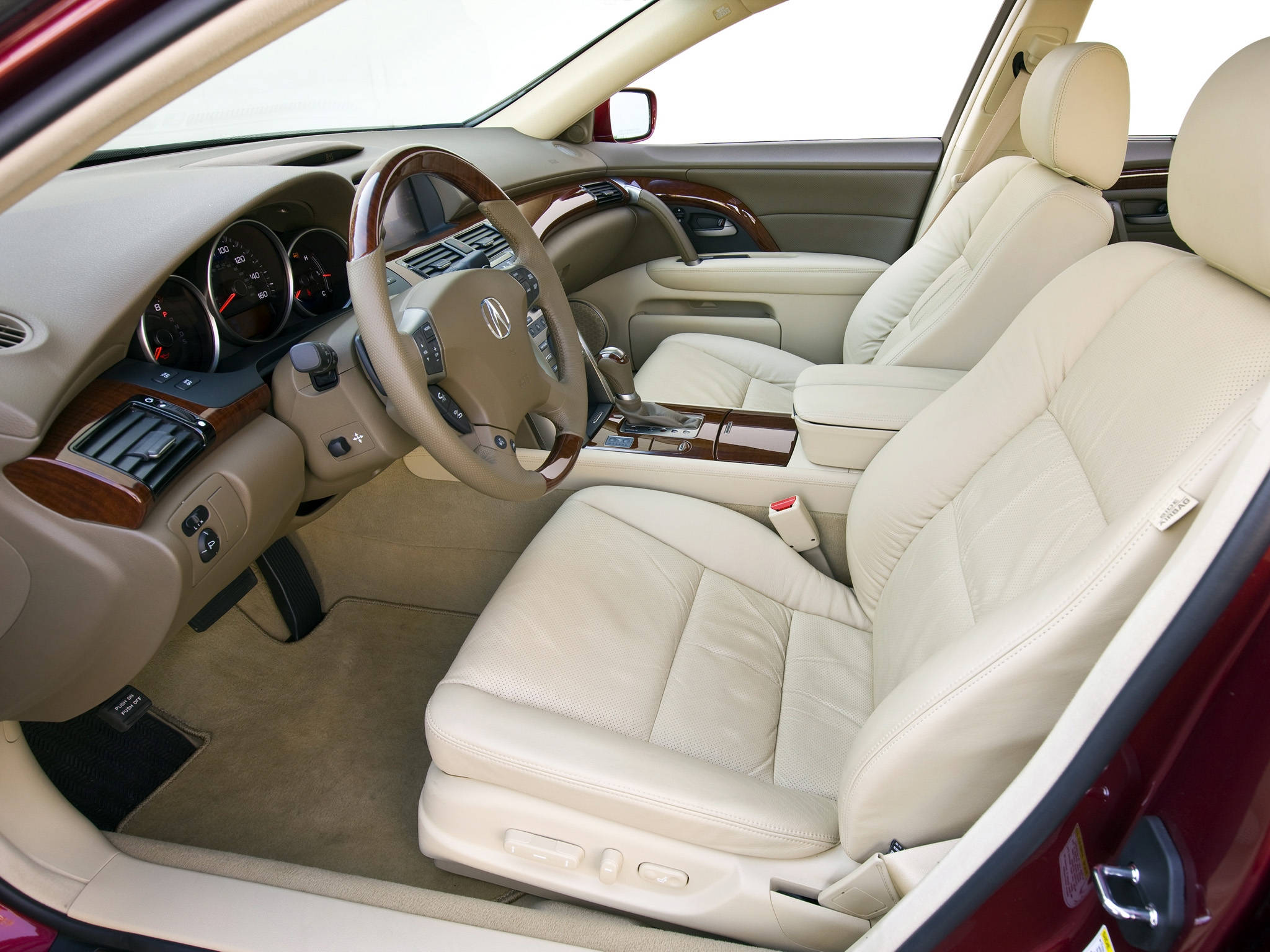 Acura, beige, leather interior, Full HD Desktop Wallpaper