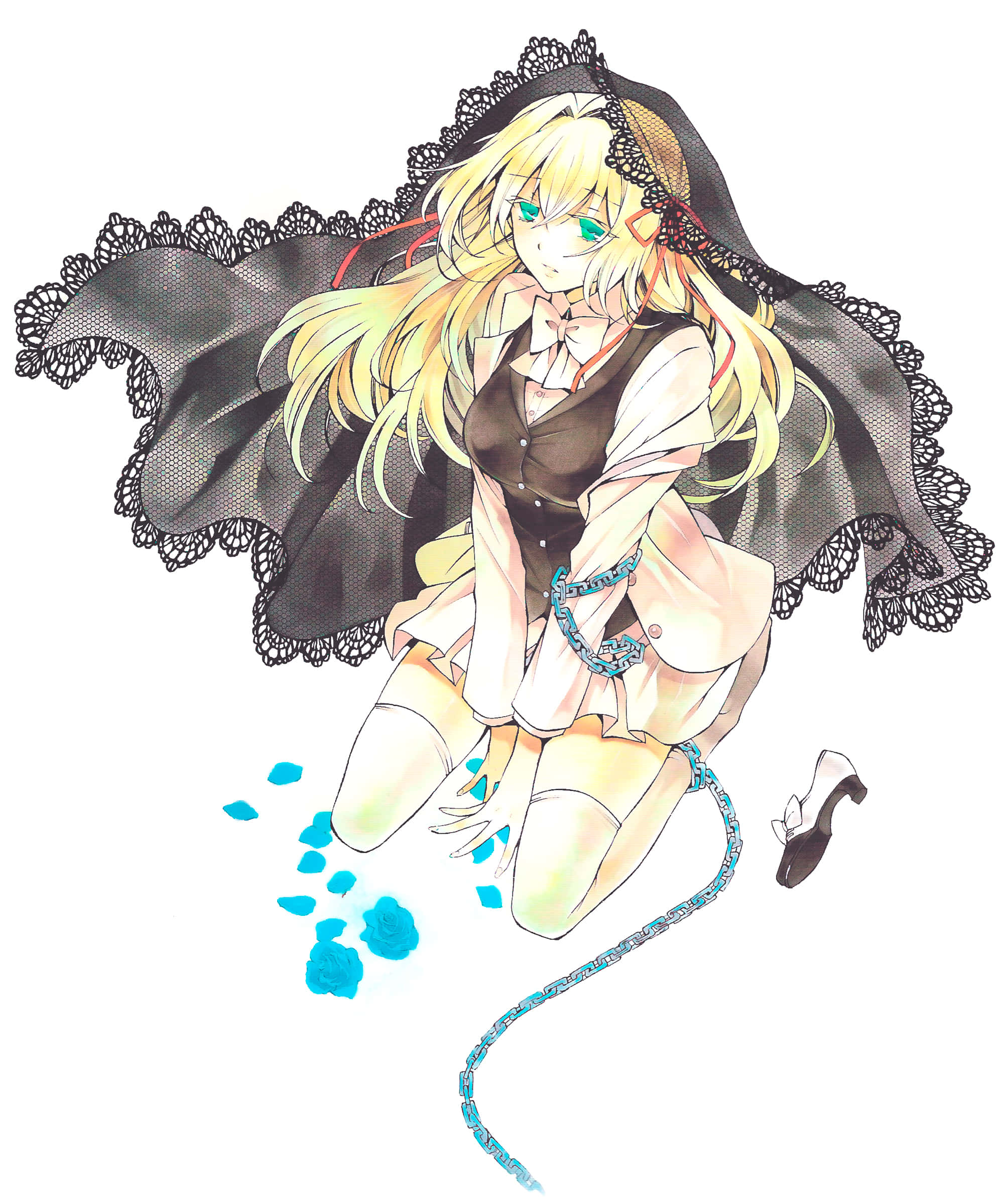 Ada Vessalius, blonde anime girl, green eyes, Full HD Phone Wallpaper