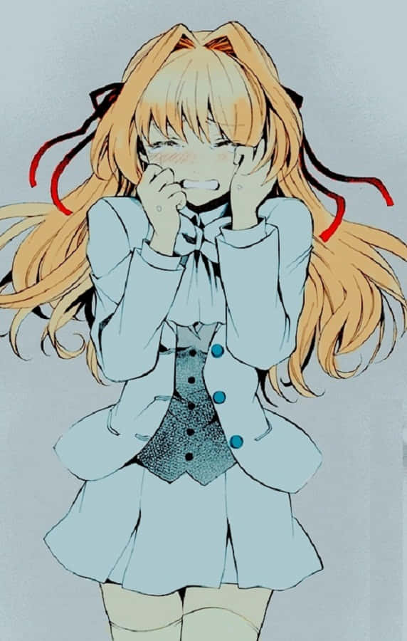 Ada Vessalius, long blonde hair, red ribbons, SD Phone Wallpaper