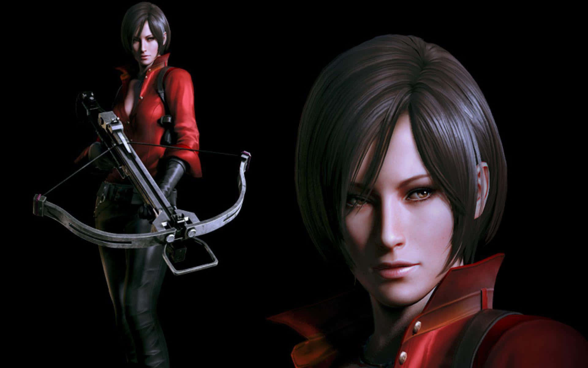 Ada Wong, red jacket, black pants, Full HD Desktop Wallpaper